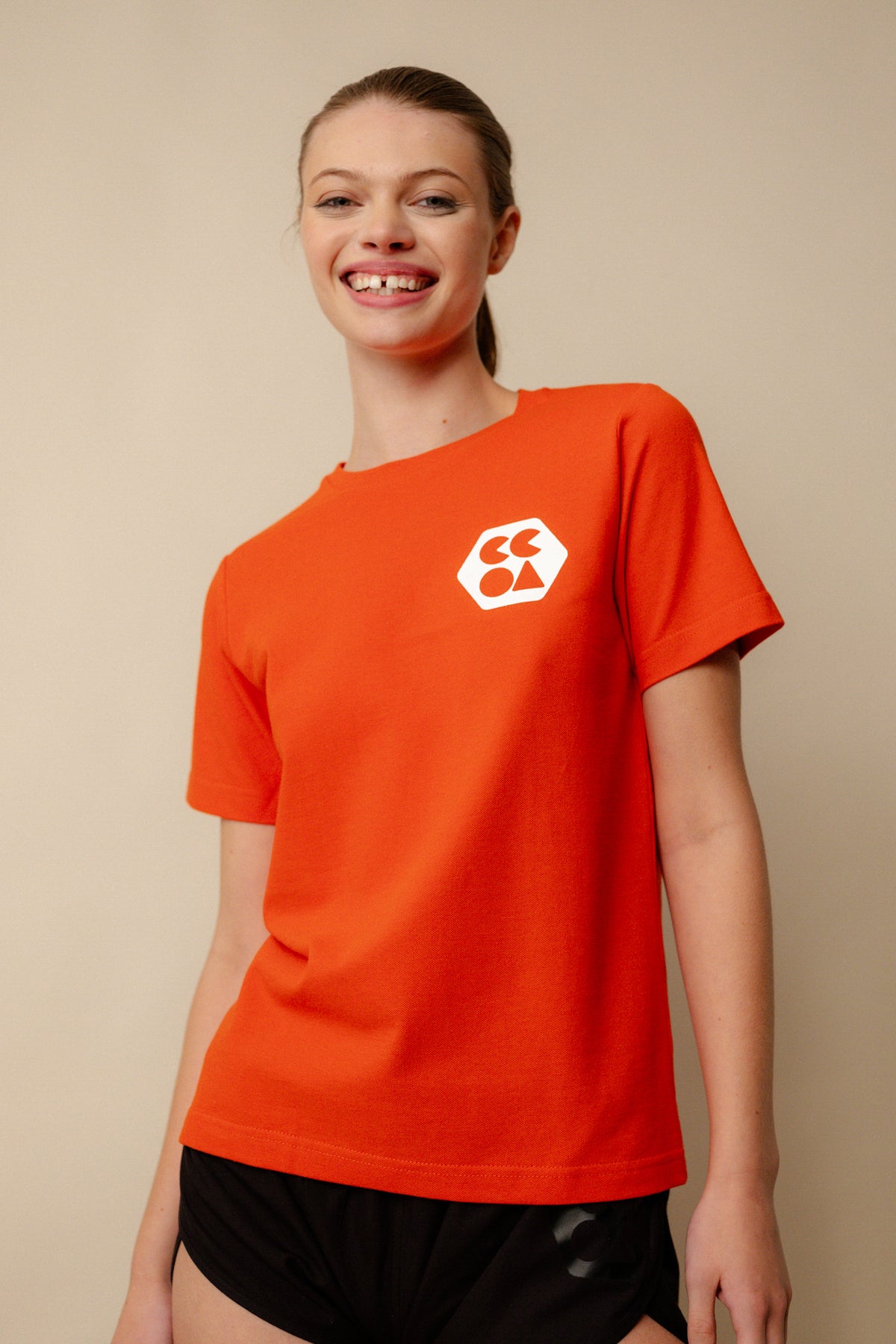 
            Women&#39;s Breathable T Shirt Plastic Free - Flame Red