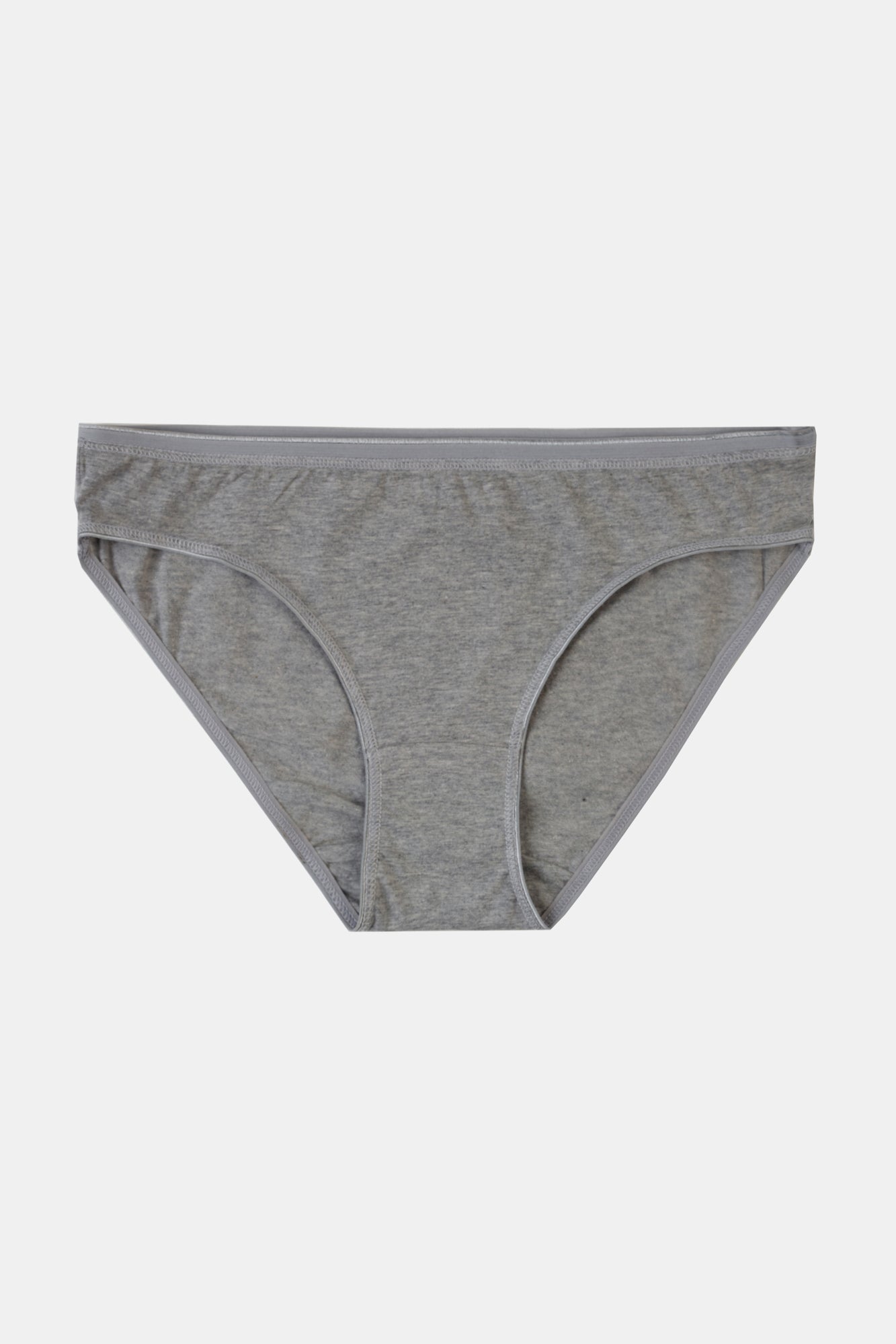 Women's Low Rise Brief 2 Pack - Grey Marl