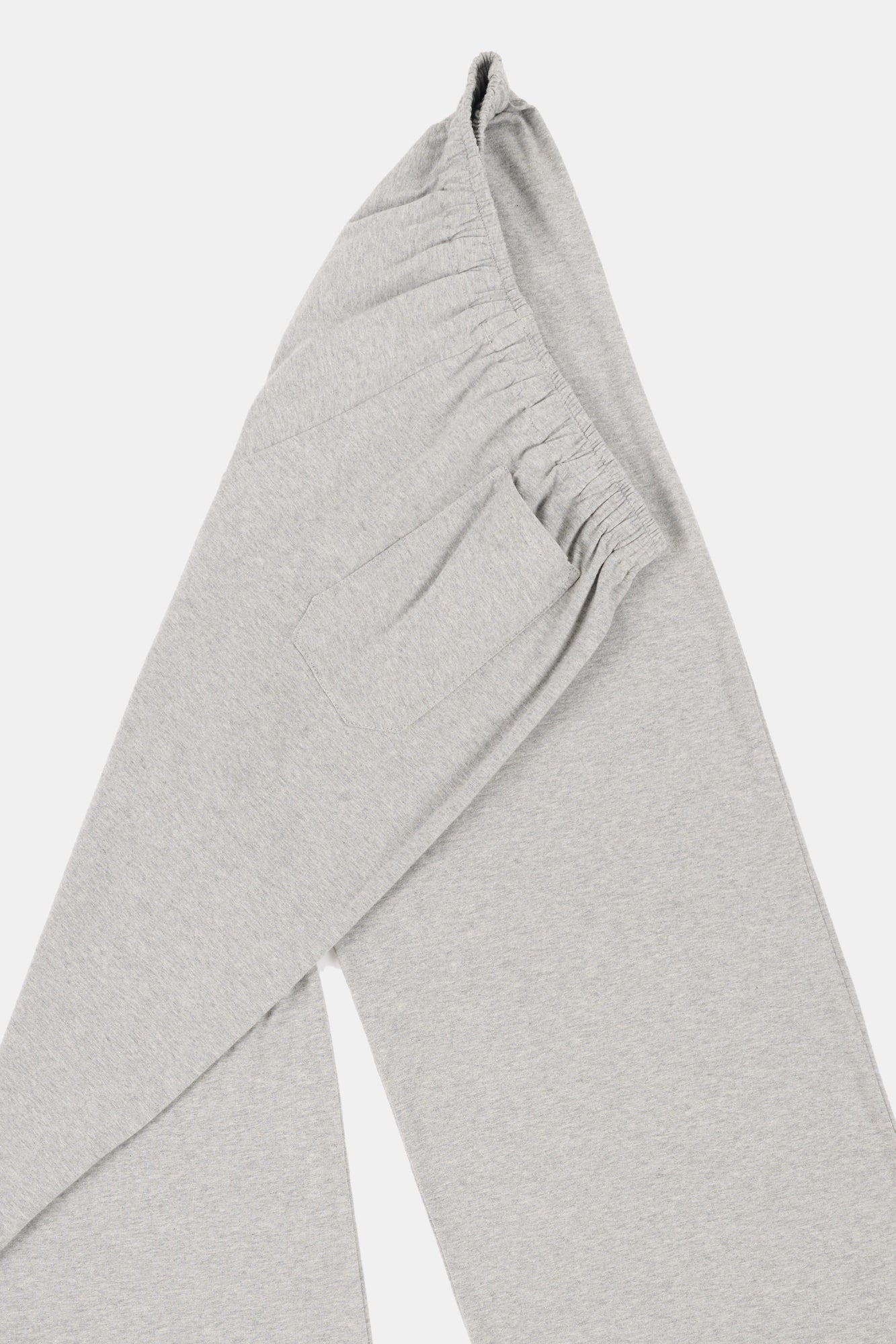 Grey marl pyjama bottoms with back pocket