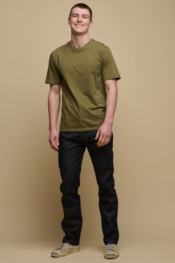 Victorious Men's Straight Fit Denim Jeans - Classic Raw Or Color Denim, Below Waist