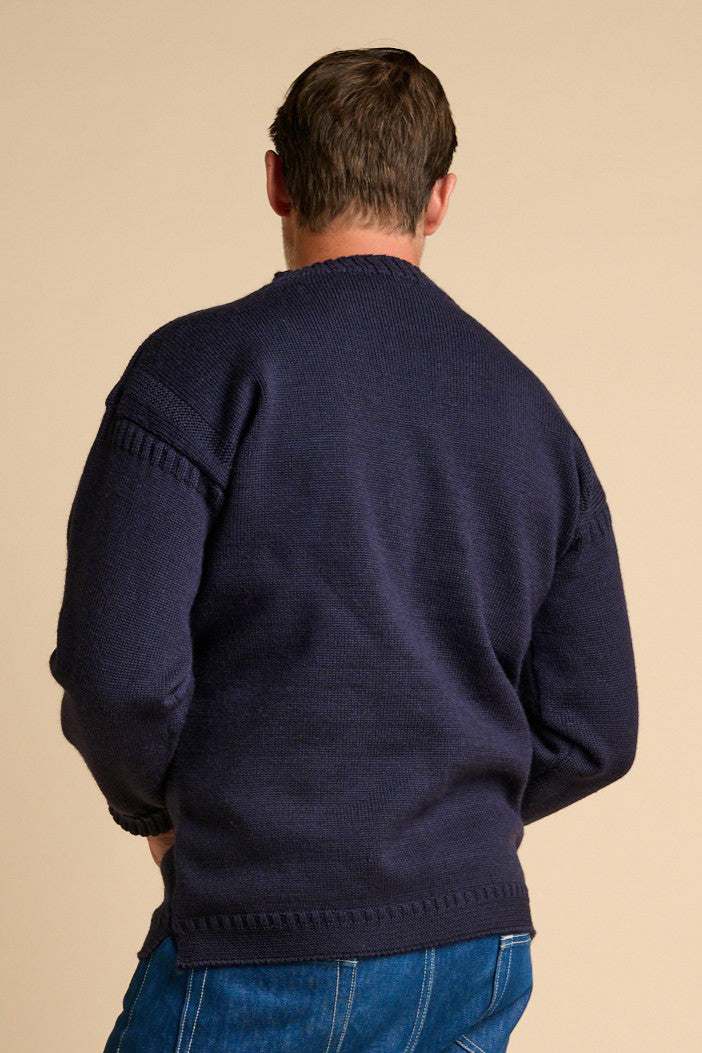 Mens Guernsey - Navy
