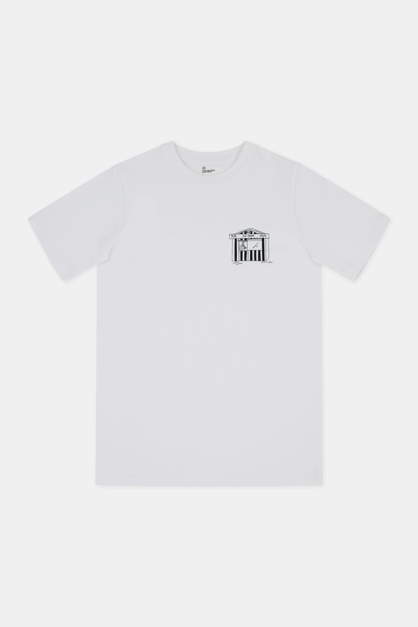 WOMENS GRAPHIC ICE CREAM HUT T-SHIRT