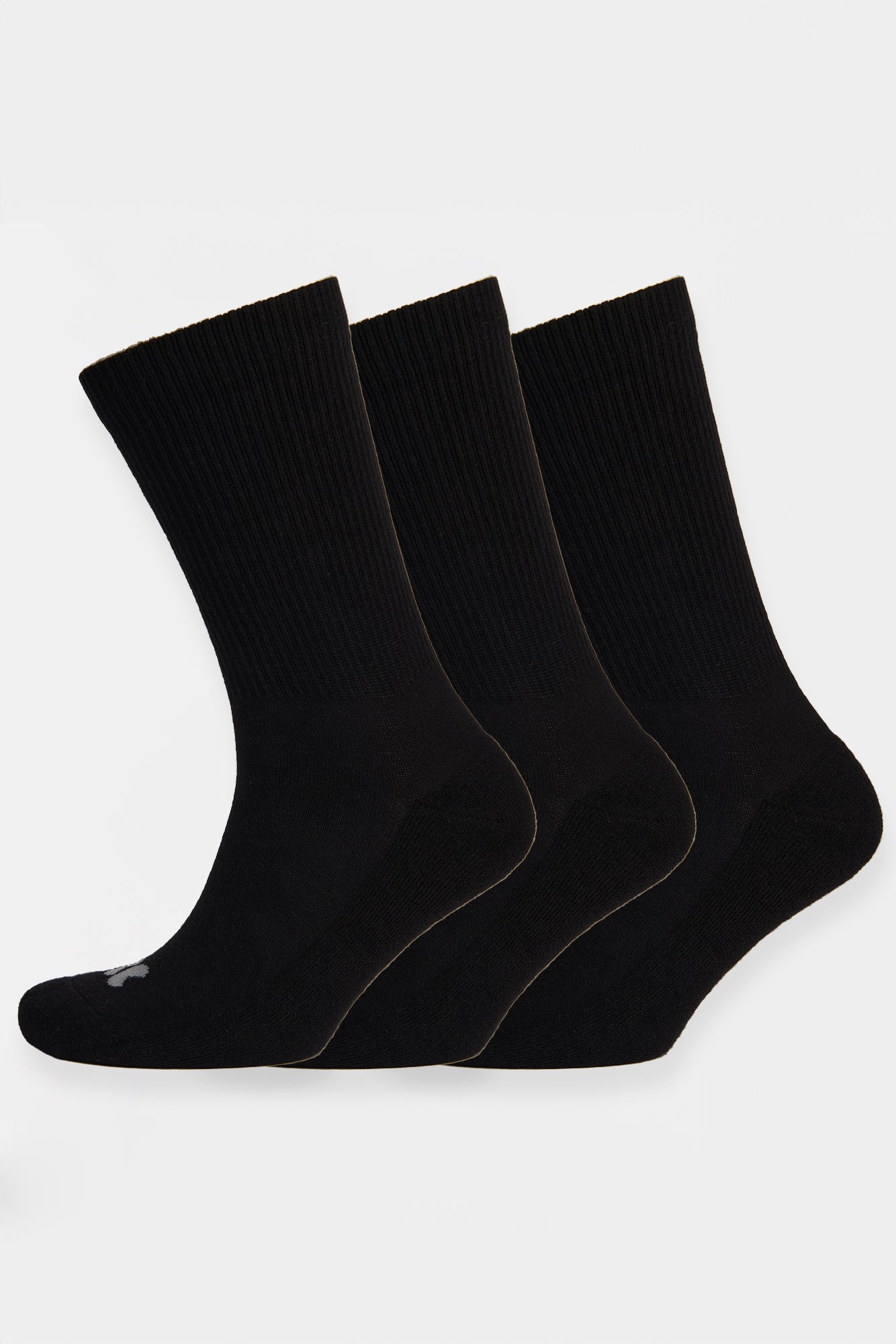 Sports Cotton Sock Calf 3 Pack - Black
