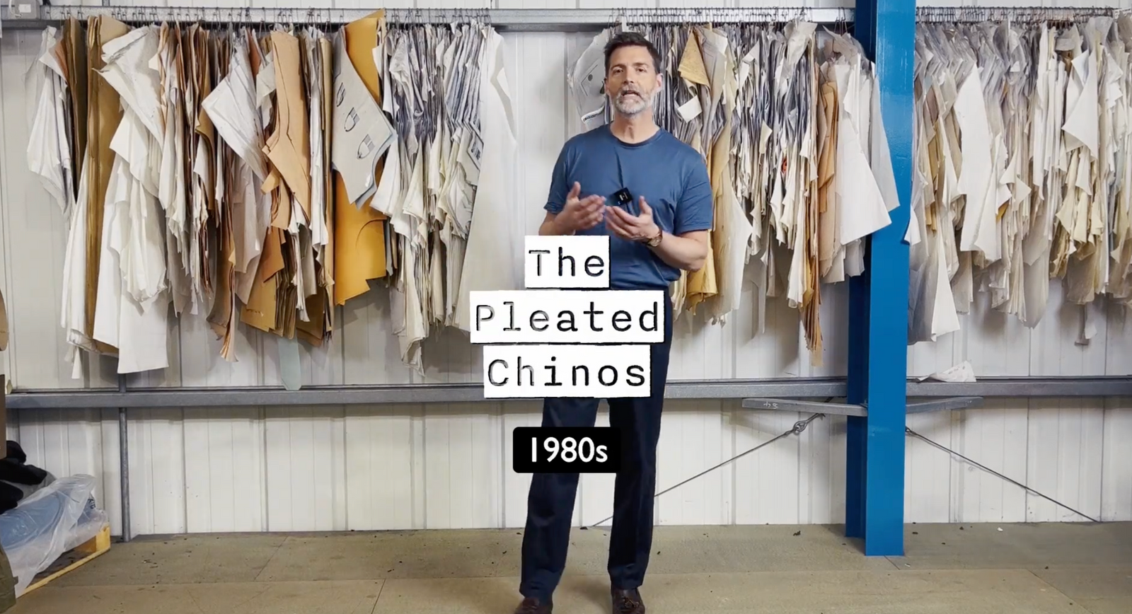 Pleated Chinos