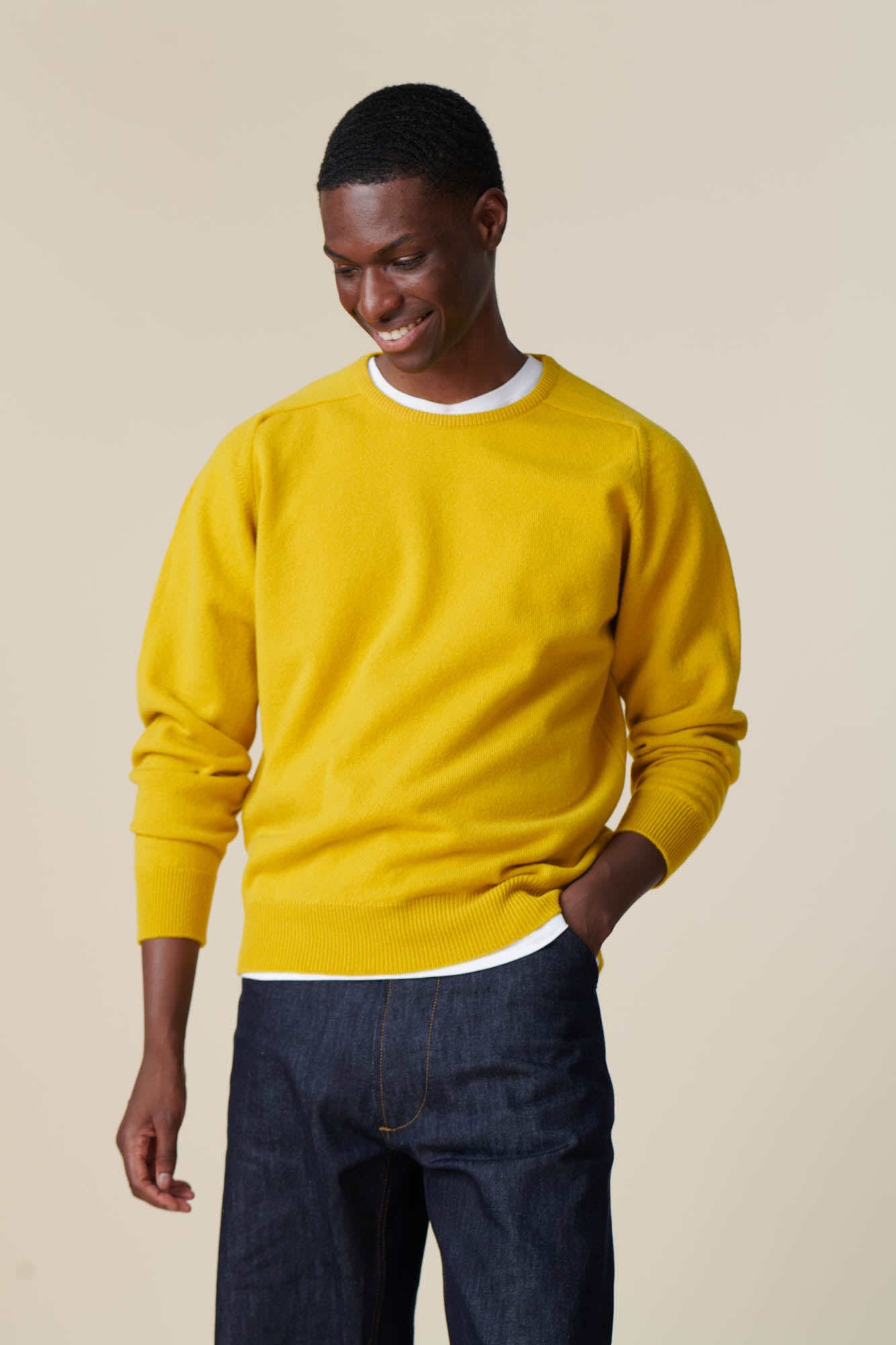 Men's Crew Neck 2ply Lambswool Jumpers