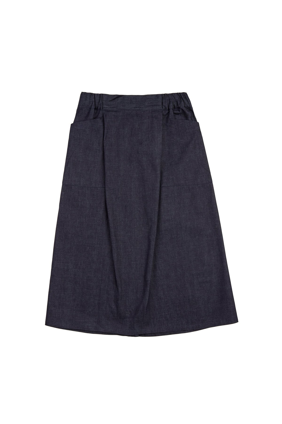 Women's Midi Skirt Dark Denim - Community Clothing