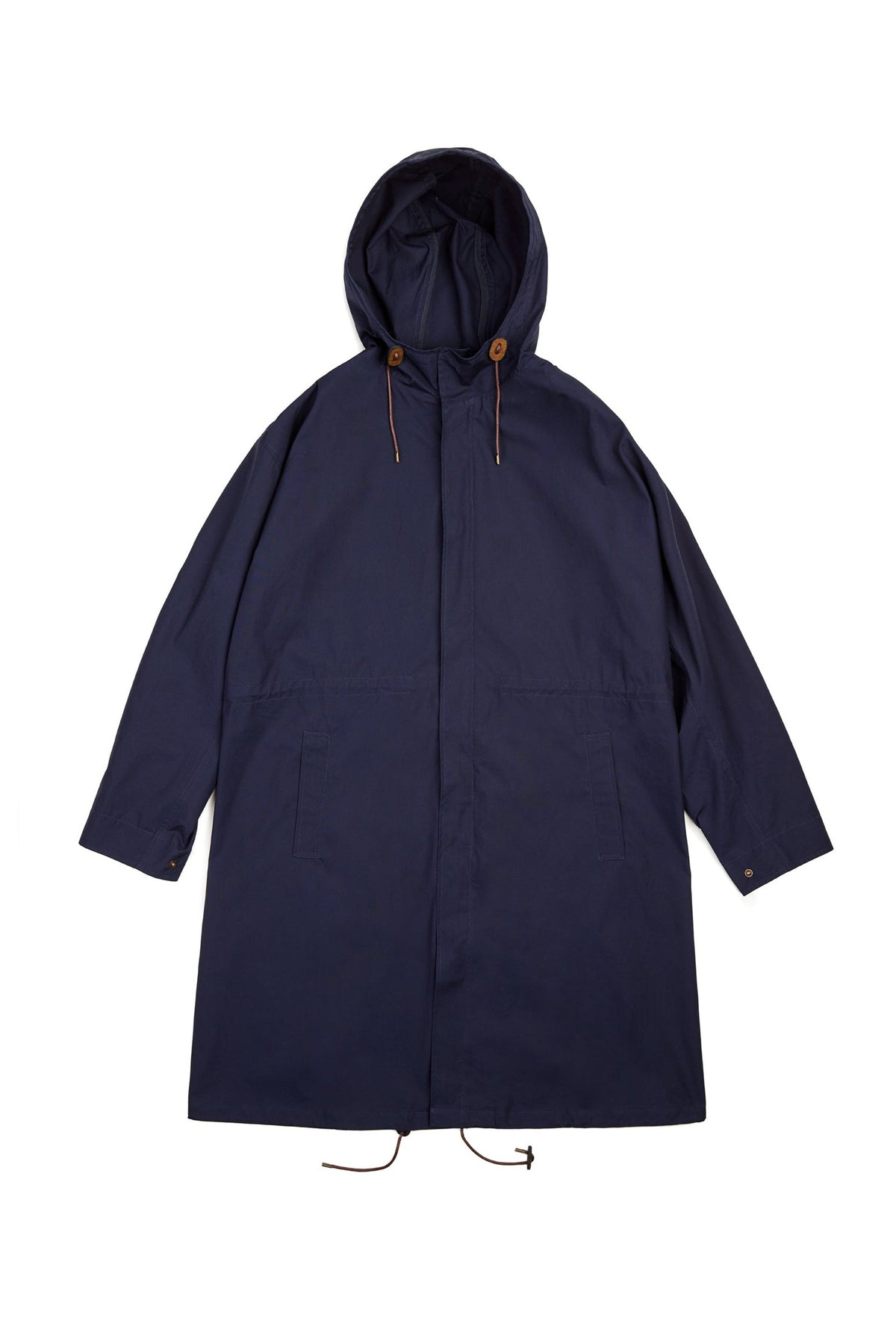 Men's Parka Navy - Community Clothing ghost mannequin