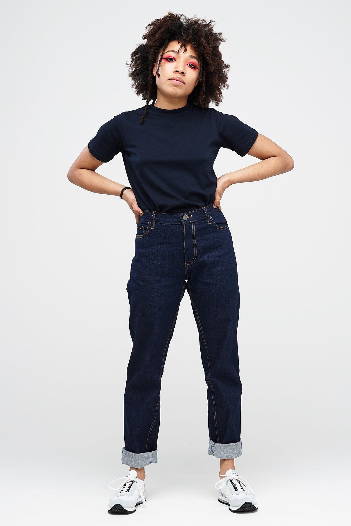 Women's Straight Leg Jeans Rinse - Community Clothing