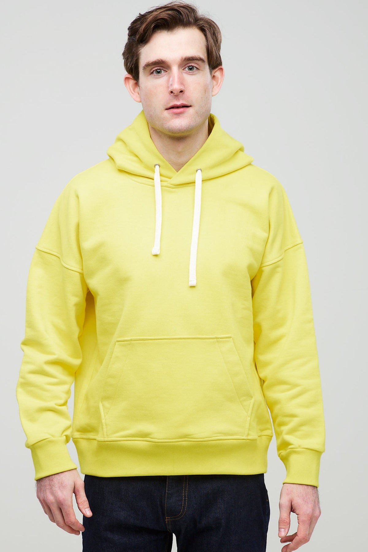 
            Men&#39;s Hooded Sweatshirt Canary Yellow - Community Clothing