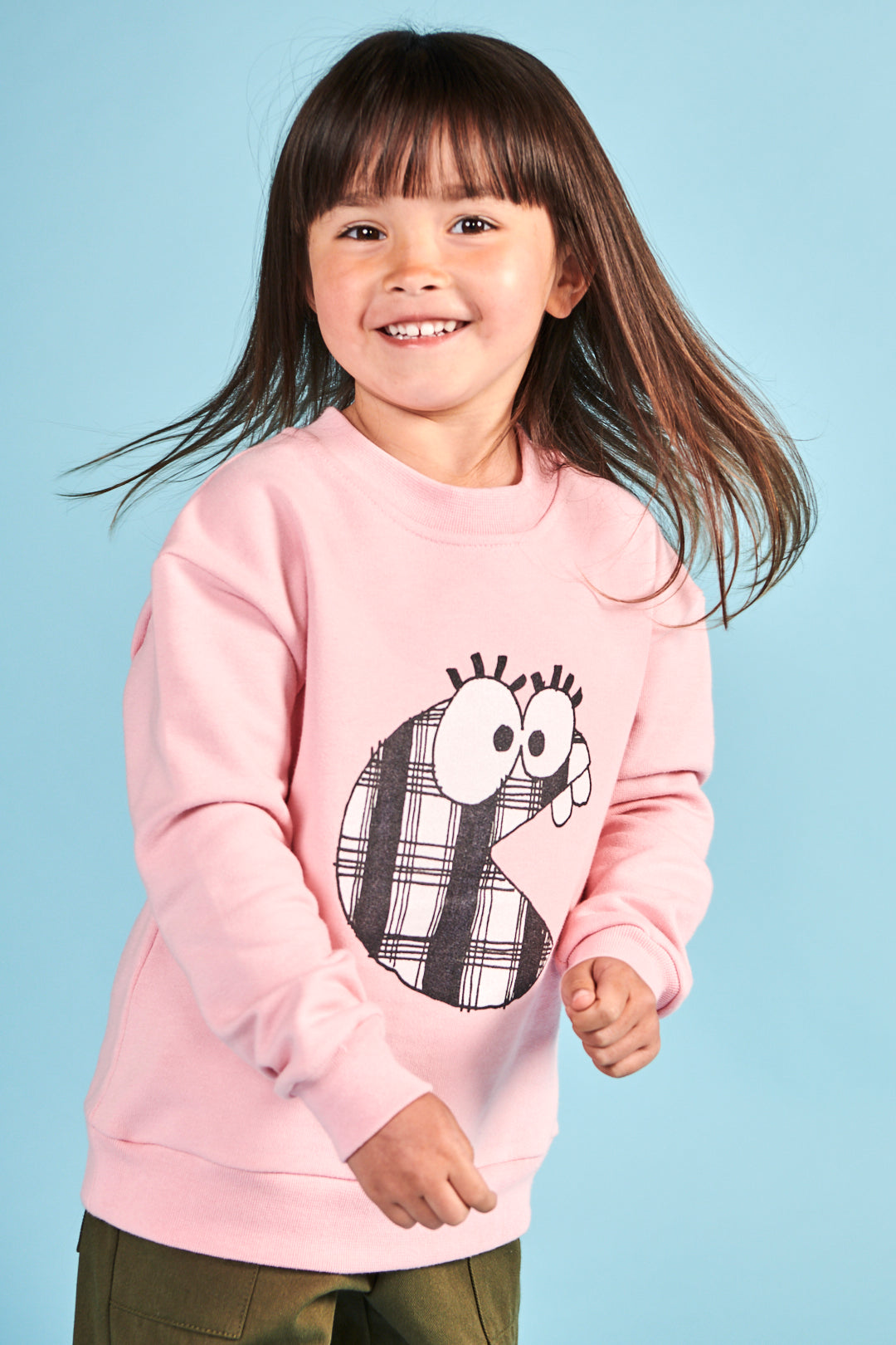 Kids Cheryl Tweedly Sweatshirt Plastic Free - Pink