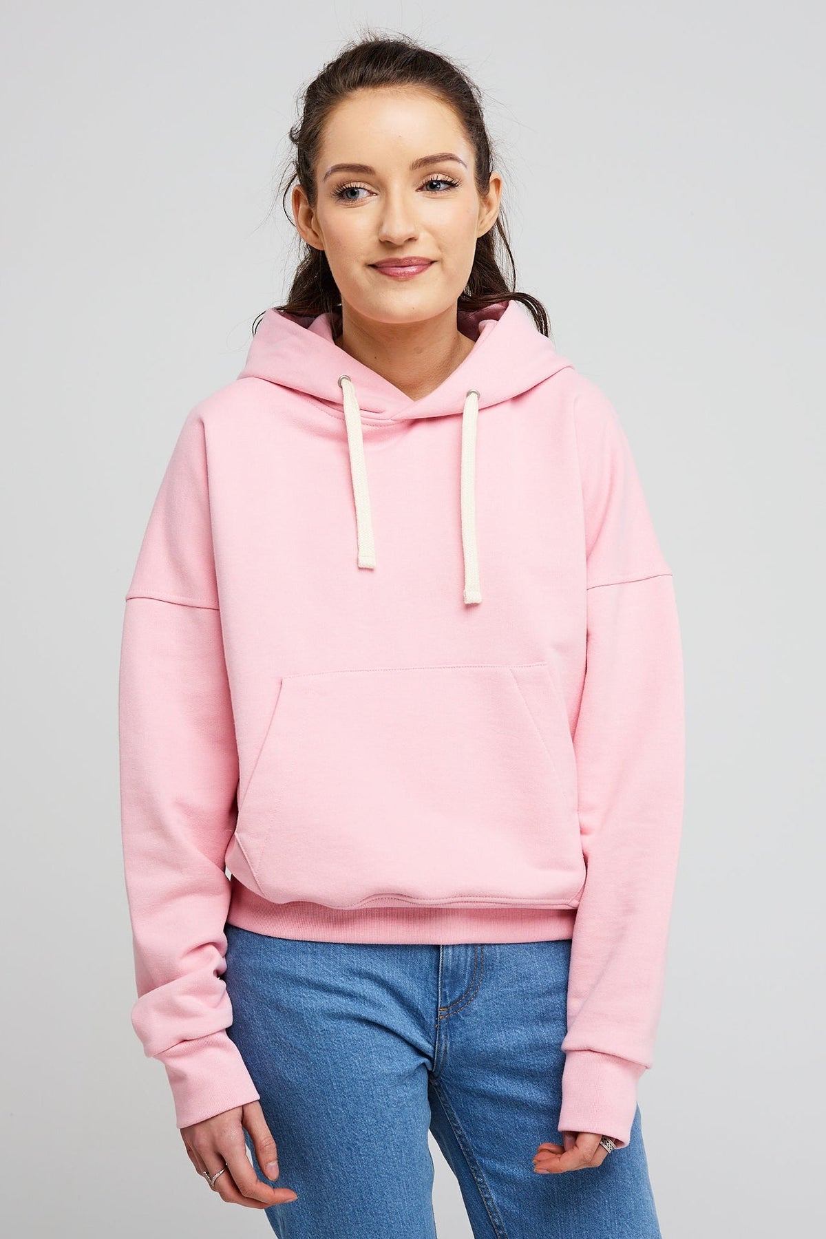 
            Women&#39;s Hooded Sweatshirt Pink - Community Clothing