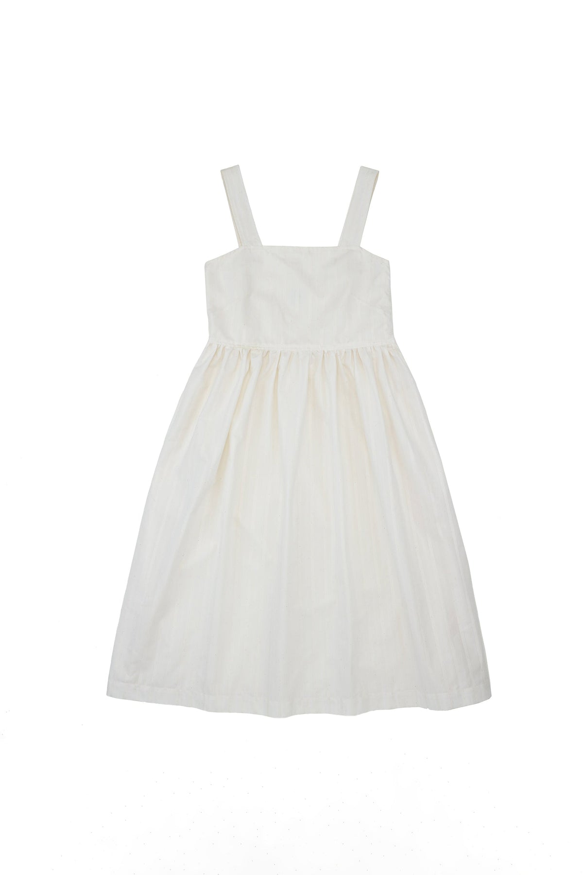 
            Summer Strap Dress - White Stripe - Community Clothing