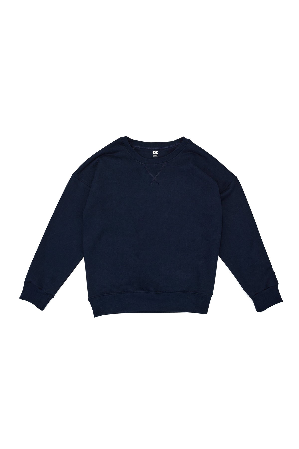 Men's Drop Shoulder Sweatshirt Navy - Community Clothing