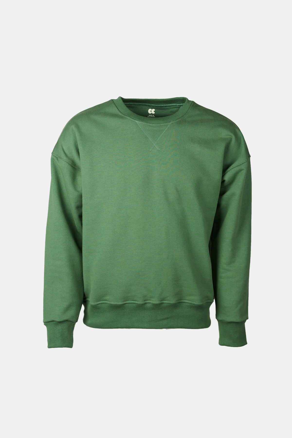 
            Men&#39;s Drop Shoulder Sweatshirt Bottle Green - Community Clothing