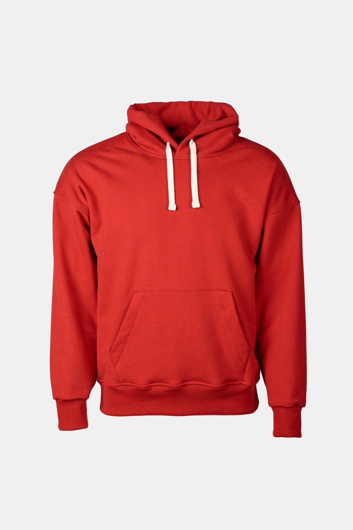 
            Men&#39;s Hooded Sweatshirt Crimson - Community Clothing