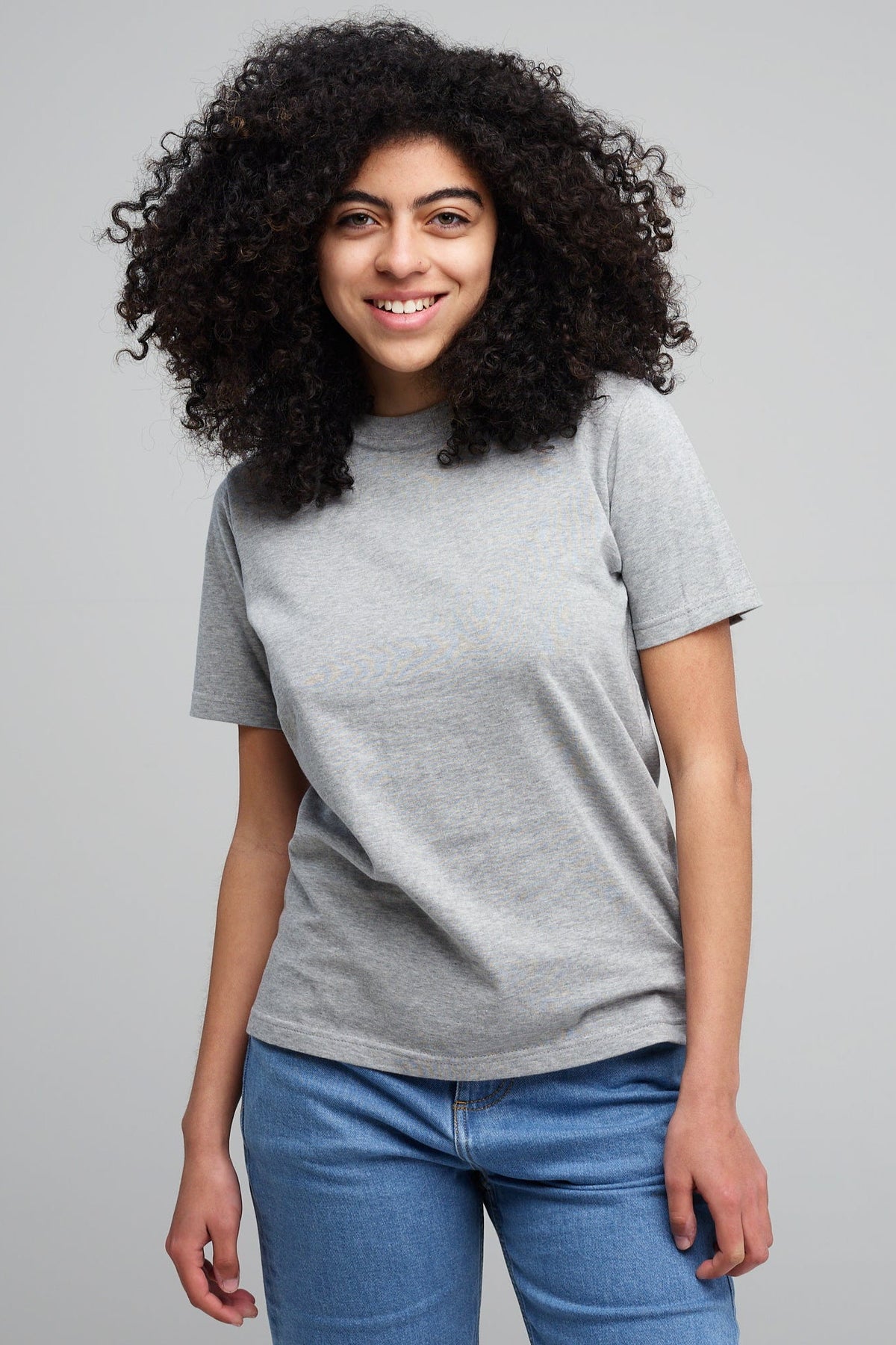 
            Women&#39;s Classic T-Shirt Grey Marl - Community Clothing