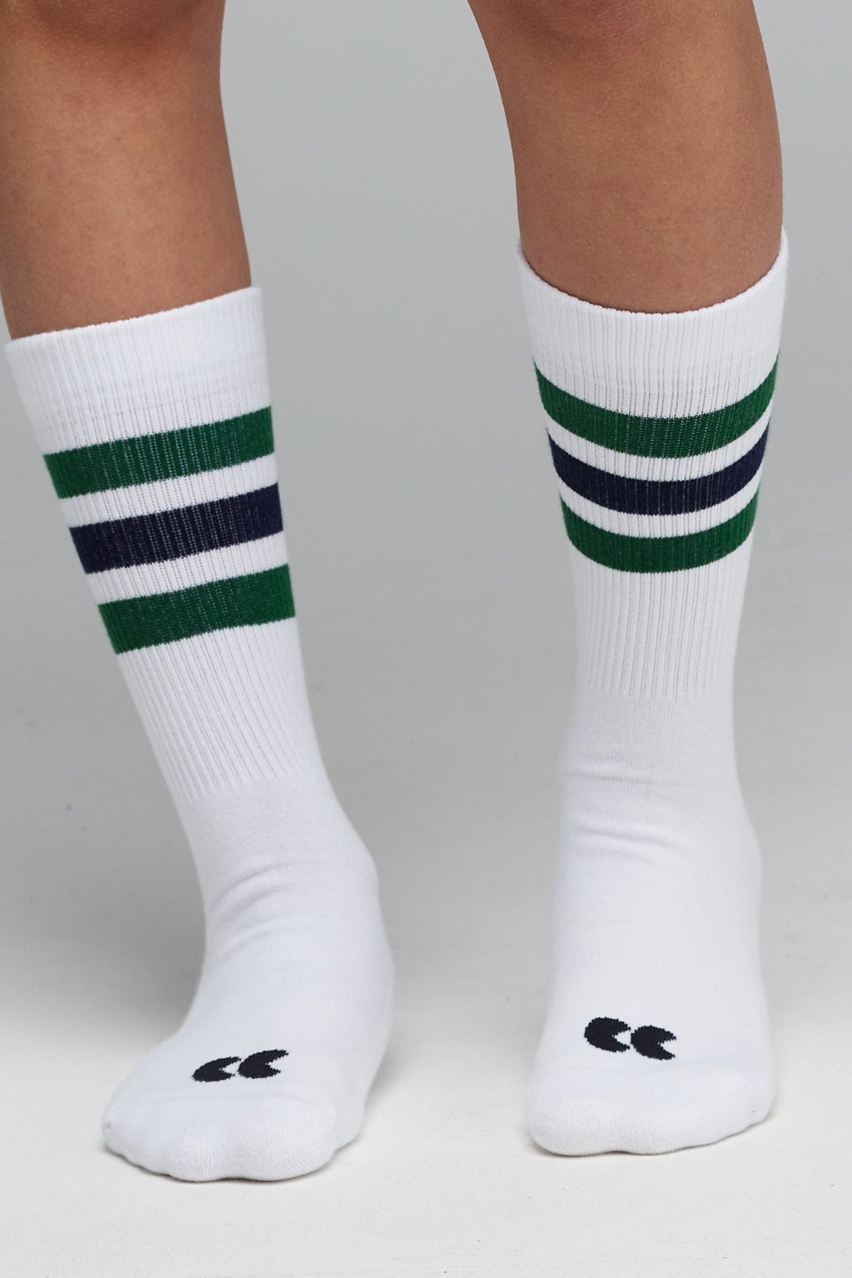 
            Sports Socks Crew - Triple Stripe 3 pack - Community Clothing