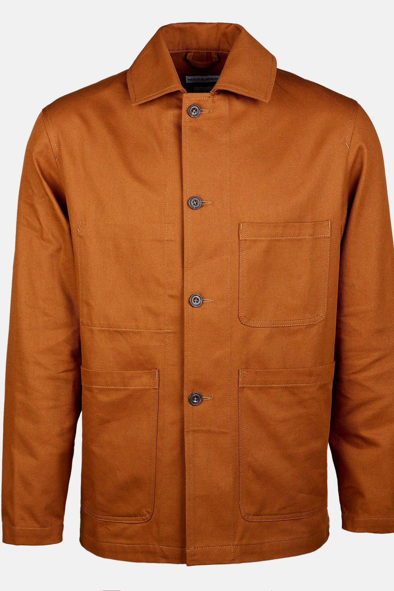 Men's Chore Jacket - Dark Tan - Community Clothing