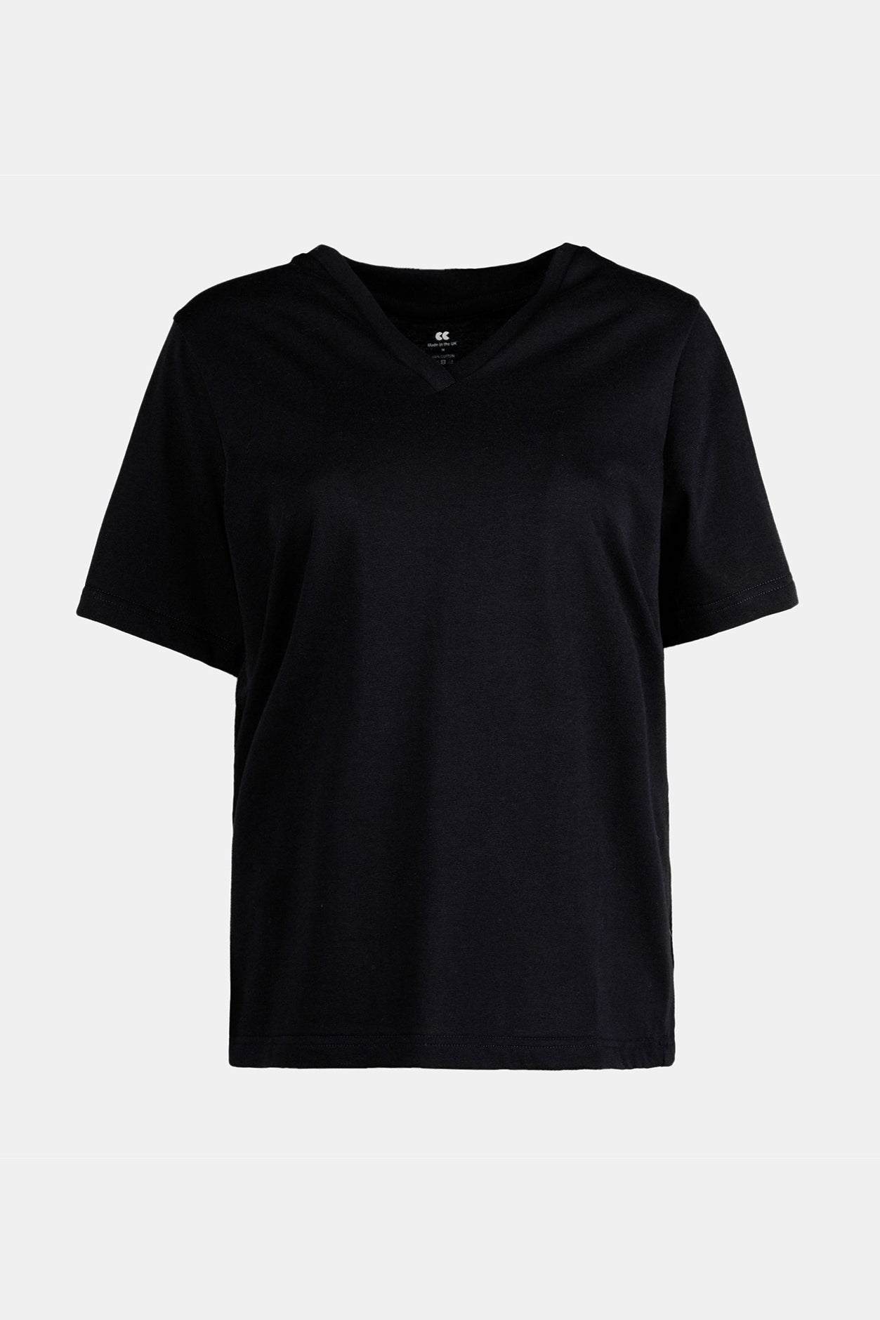 Women's V-Neck T-Shirt - Black
