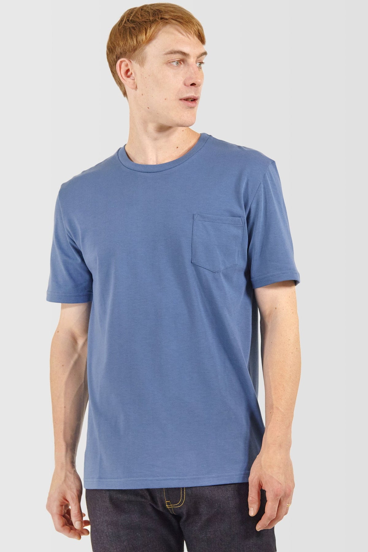 
            Men&#39;s Short Sleeve Pocket T-Shirt RAF Blue - Community Clothing