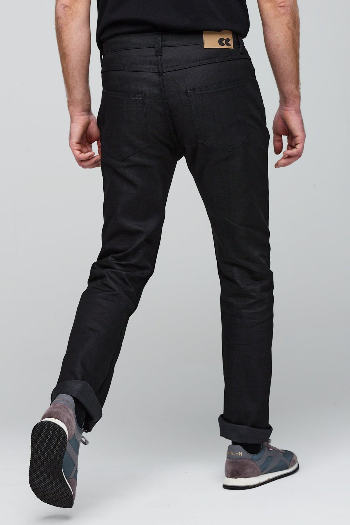 Men's Straight Cut Selvedge Jean - Black Raw Denim - Community Clothing