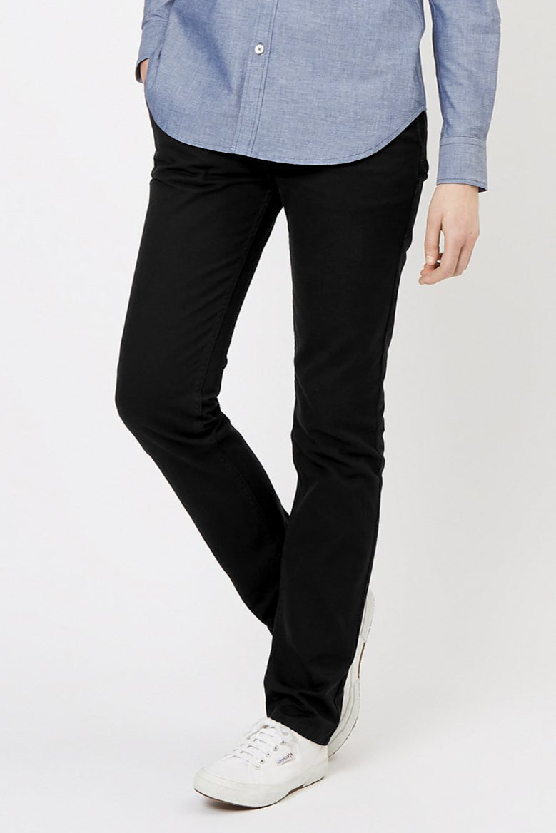 Women's Chino Slim Stretch - Black
