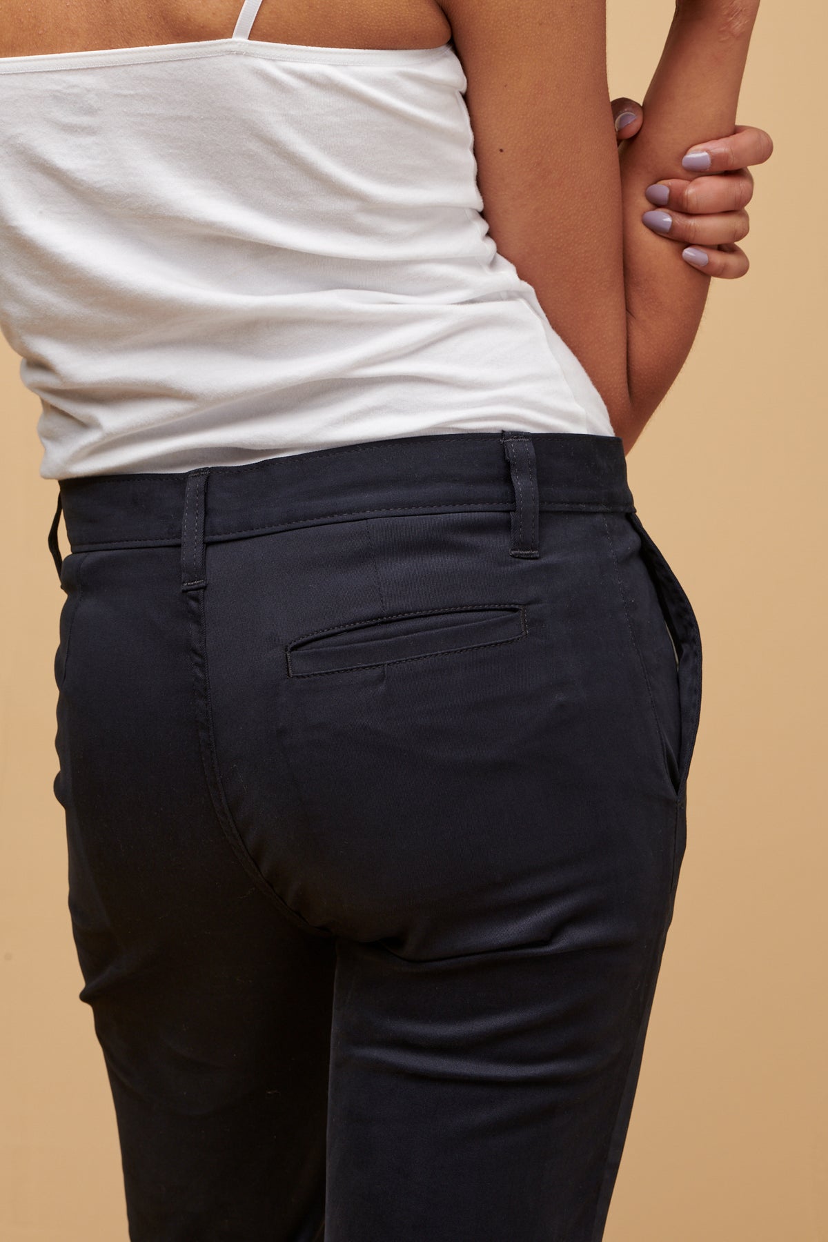 Women's Chino Slim Stretch - Navy