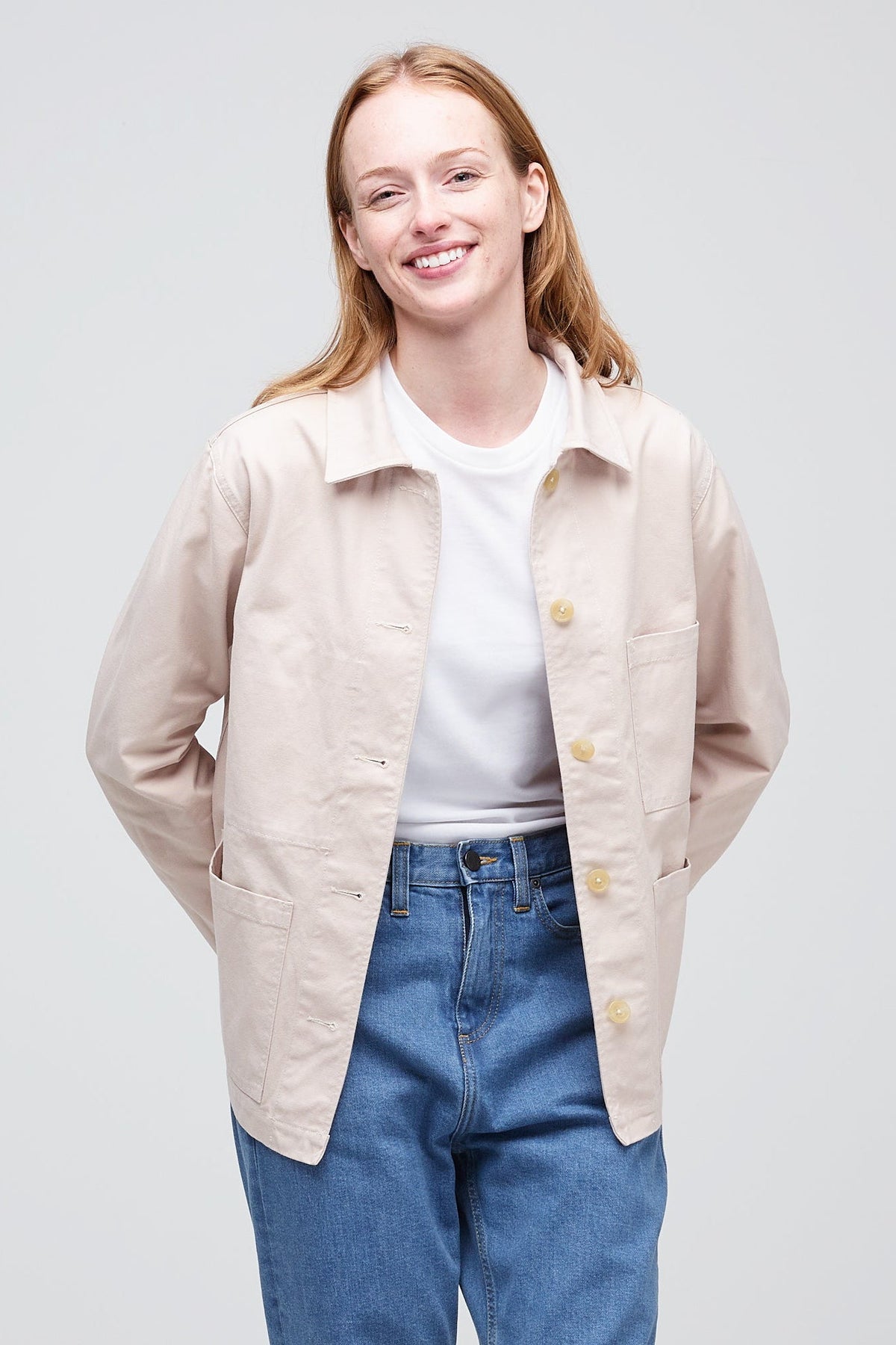 
                 Female_Chore-Jacket_Cream_Front