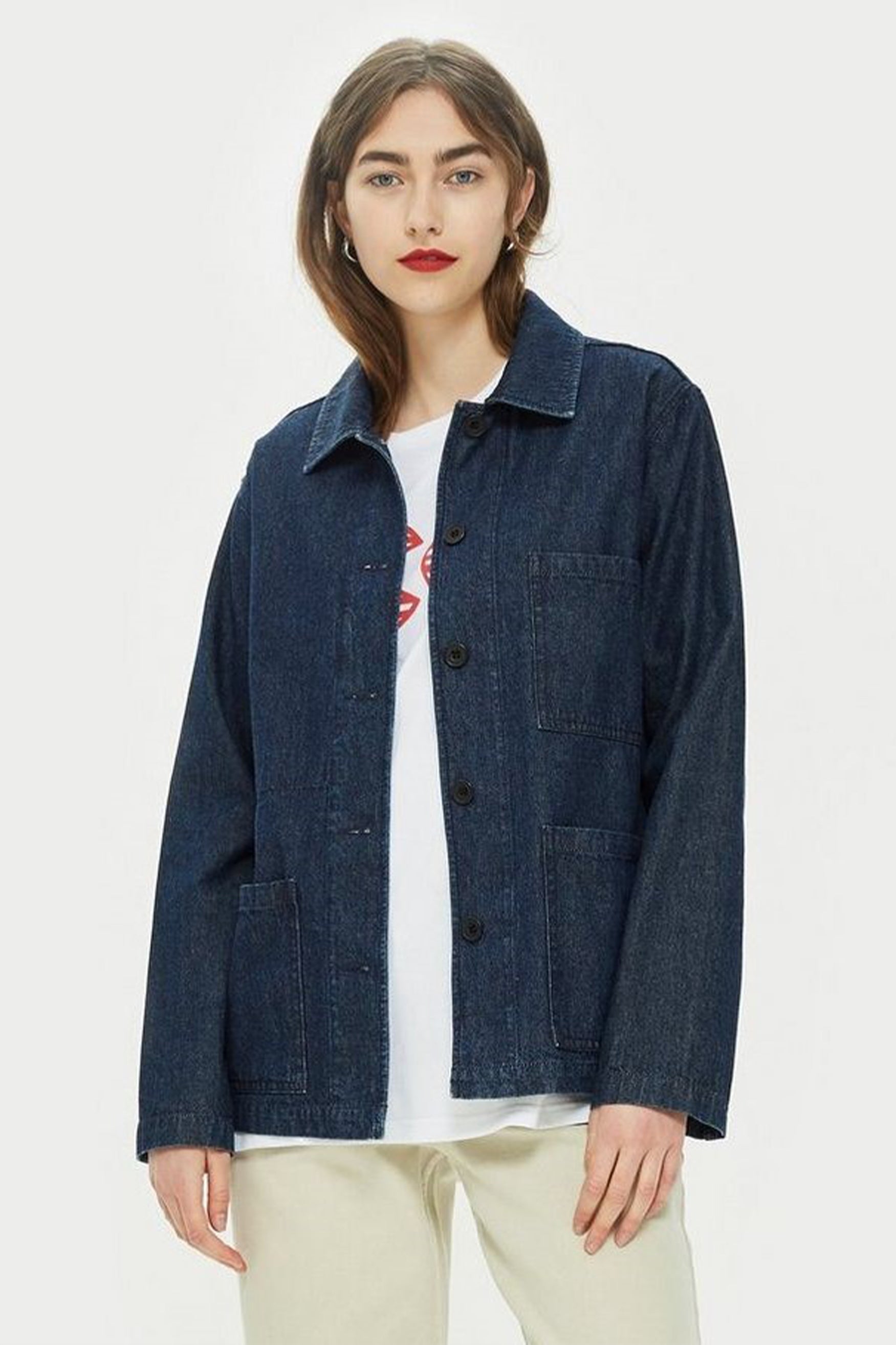 Women's Chore Jacket Indigo Denim Community Clothing