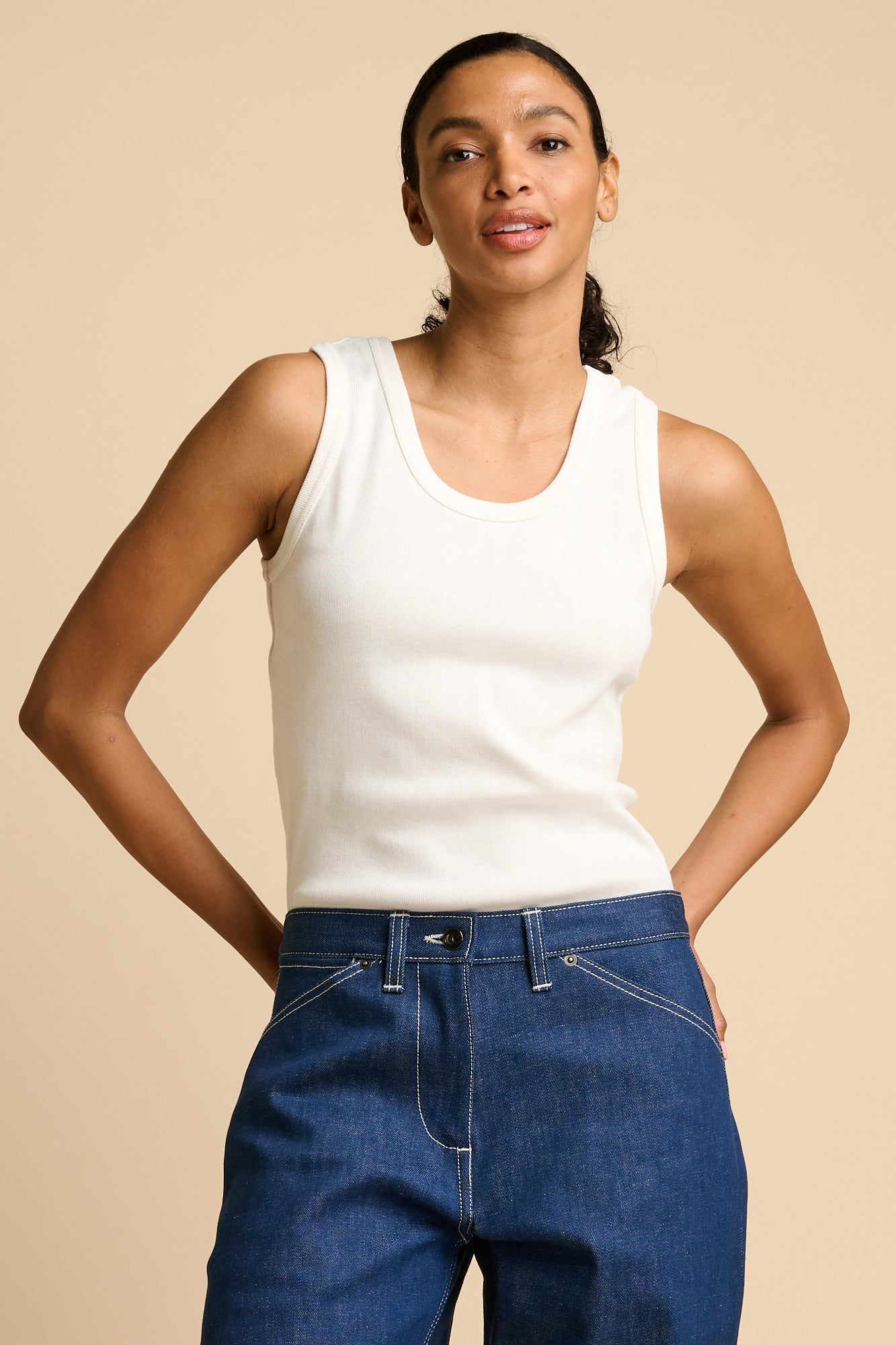 Women's Chore Wide Tapered Jean - Blue