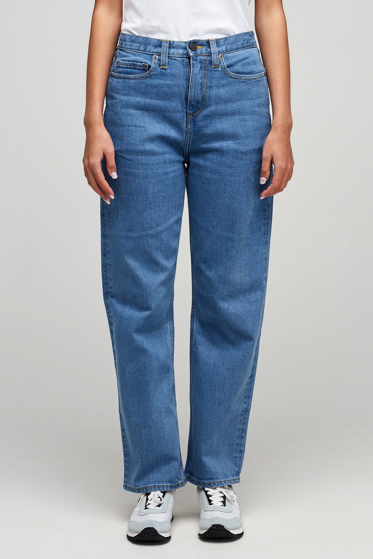 
            Women&#39;s Wide Leg High Rise Jeans - Fade