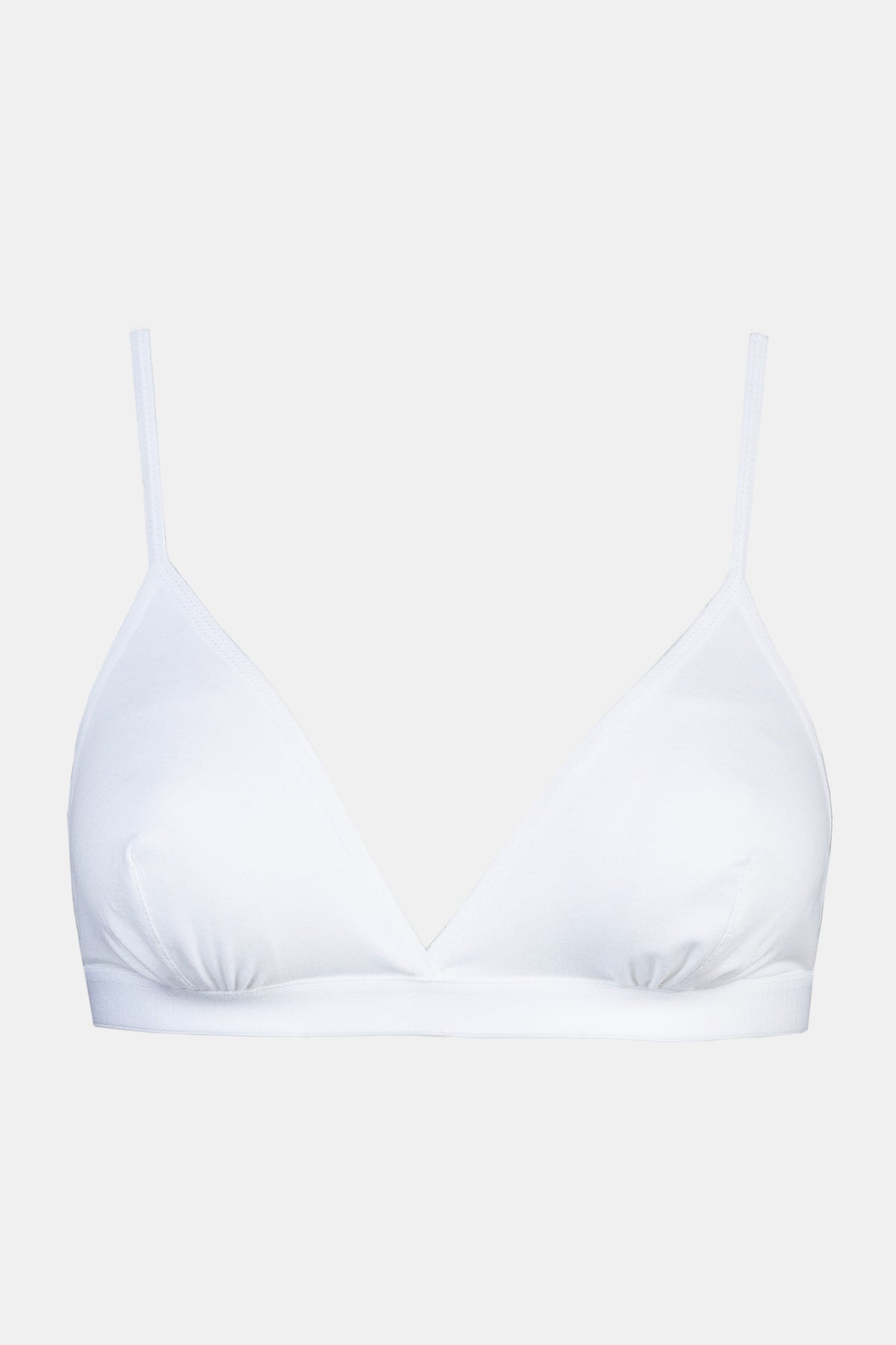 Women's Jersey Bralette - White