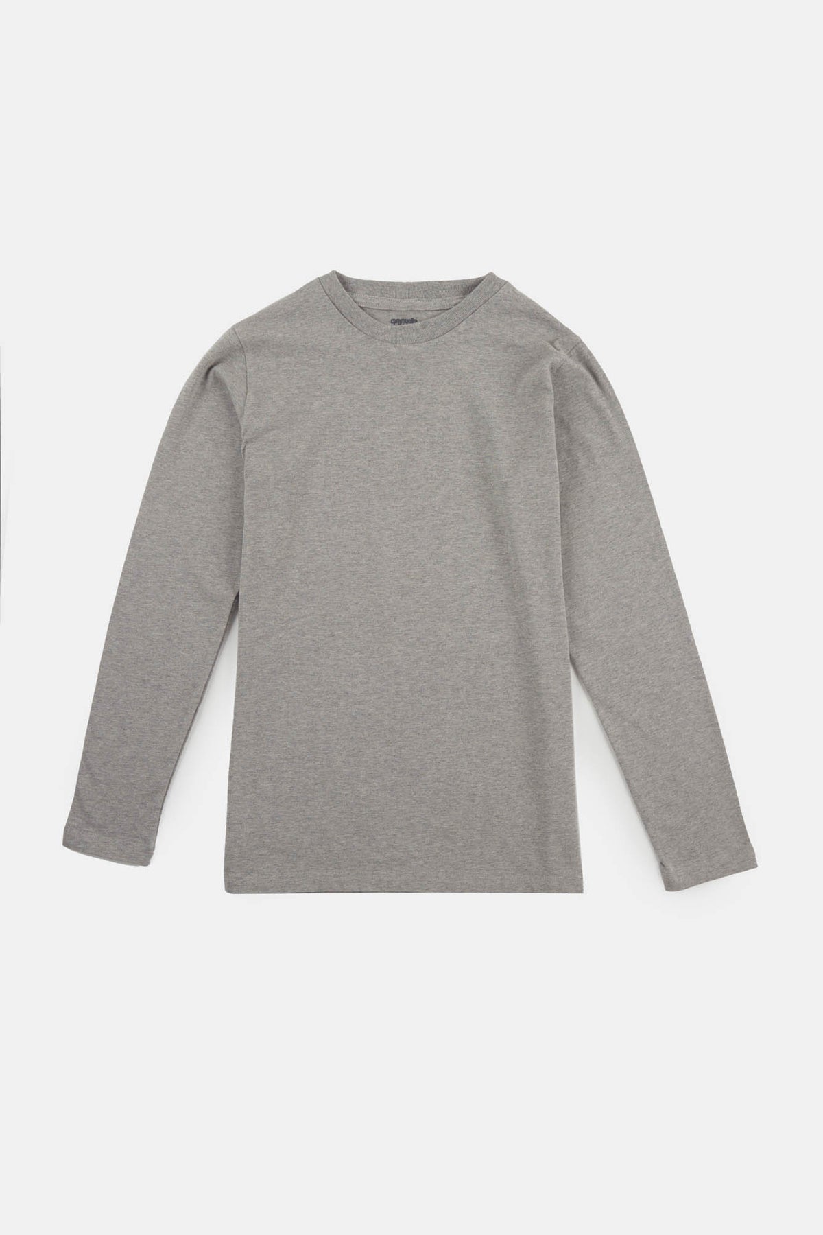 
            women&#39;s long sleeve t-shirt in grey marl