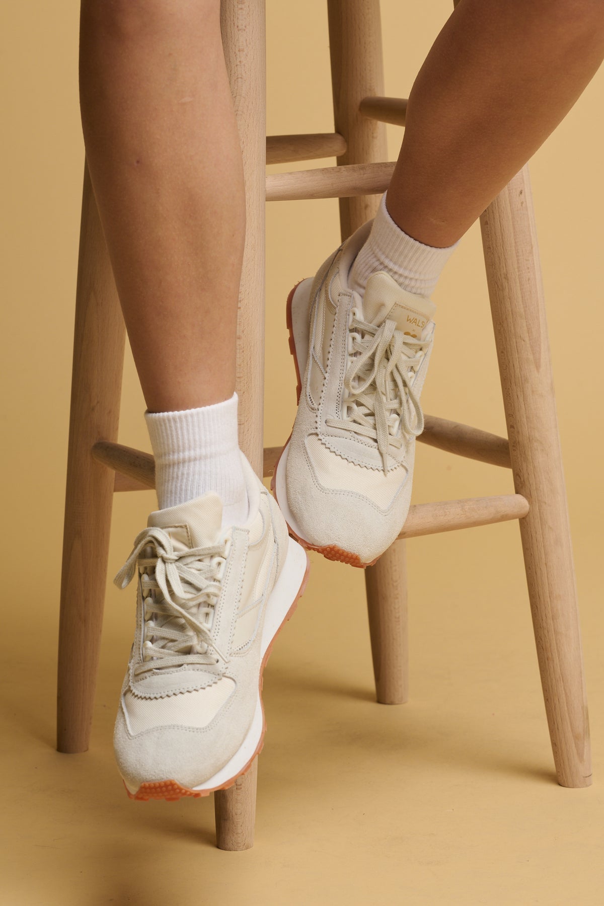 Women's Parlick Trainer - Ivory/Stone/White