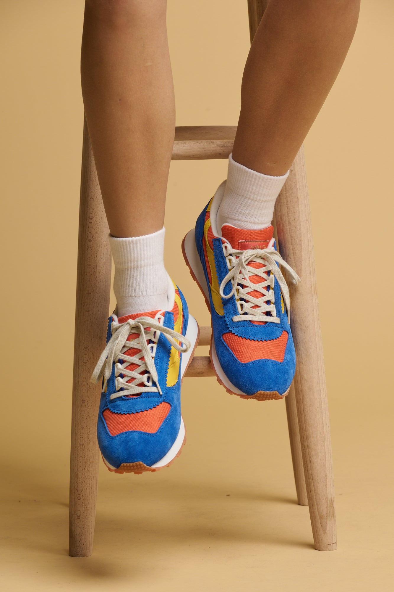 Women's Parlick Trainer - Orange/Bright Cobalt/Yellow