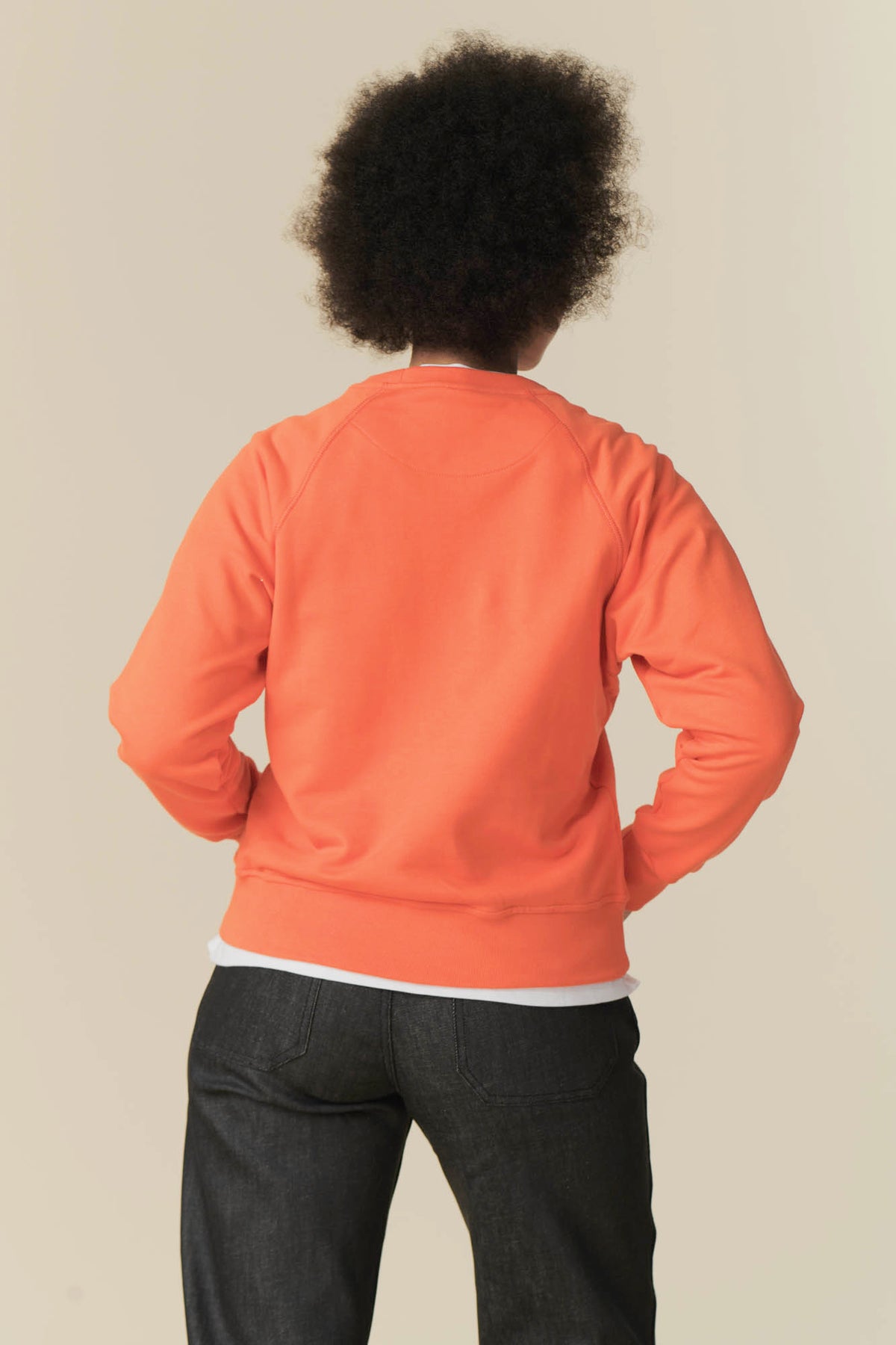 Women's Raglan Sweatshirt - Peach