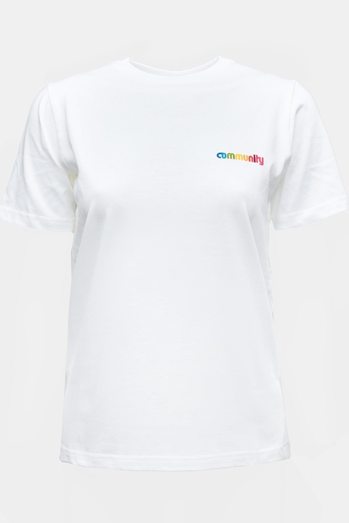 Women's Short Sleeve Logo T Shirt - White/Multi