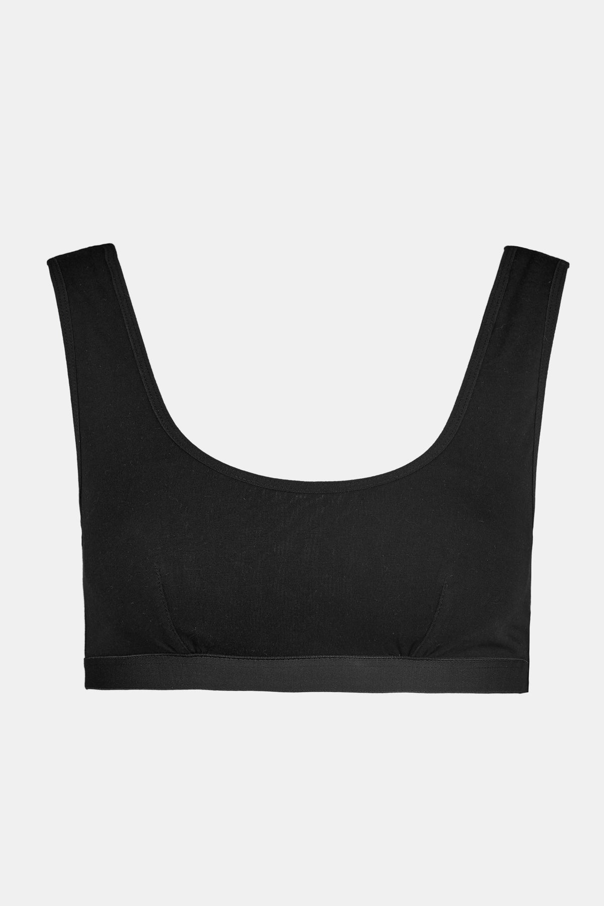 Women's Soft Jersey Bra - Black