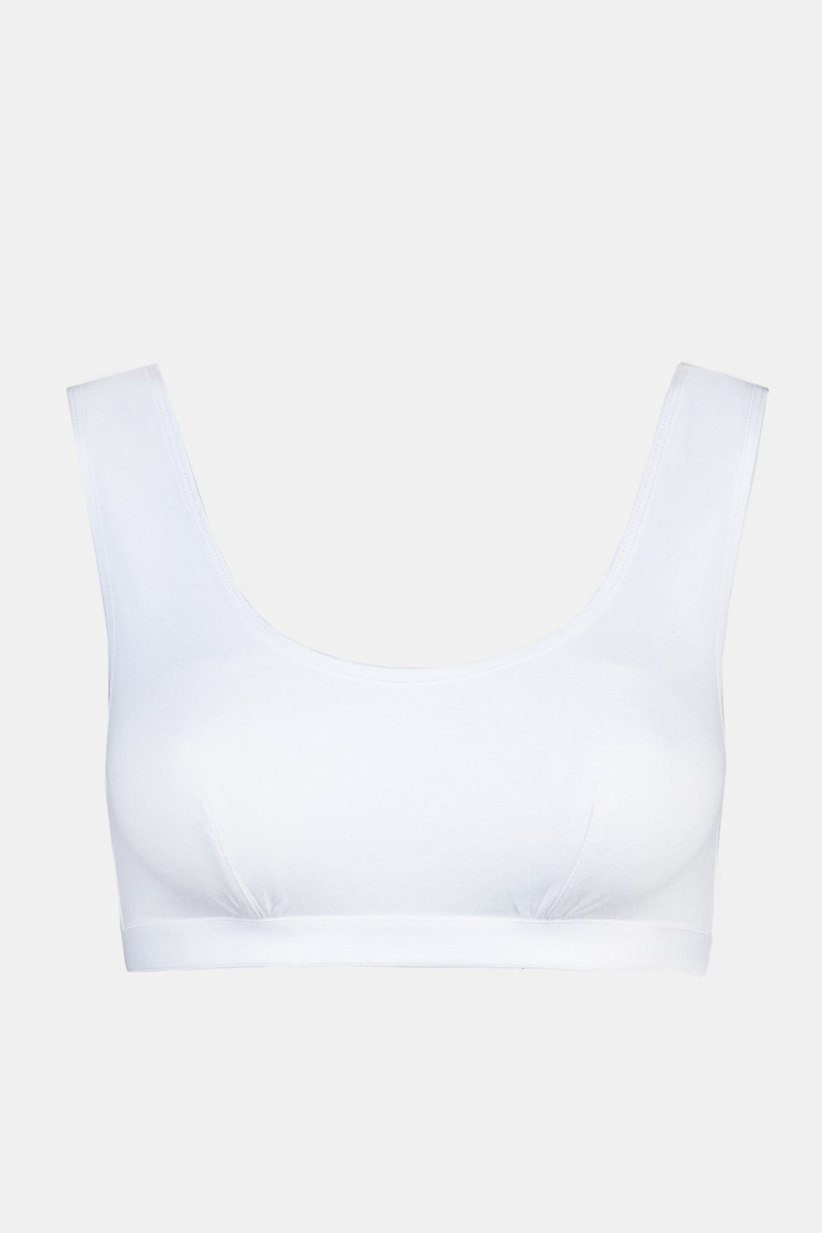 Women's Soft Jersey Bra - White