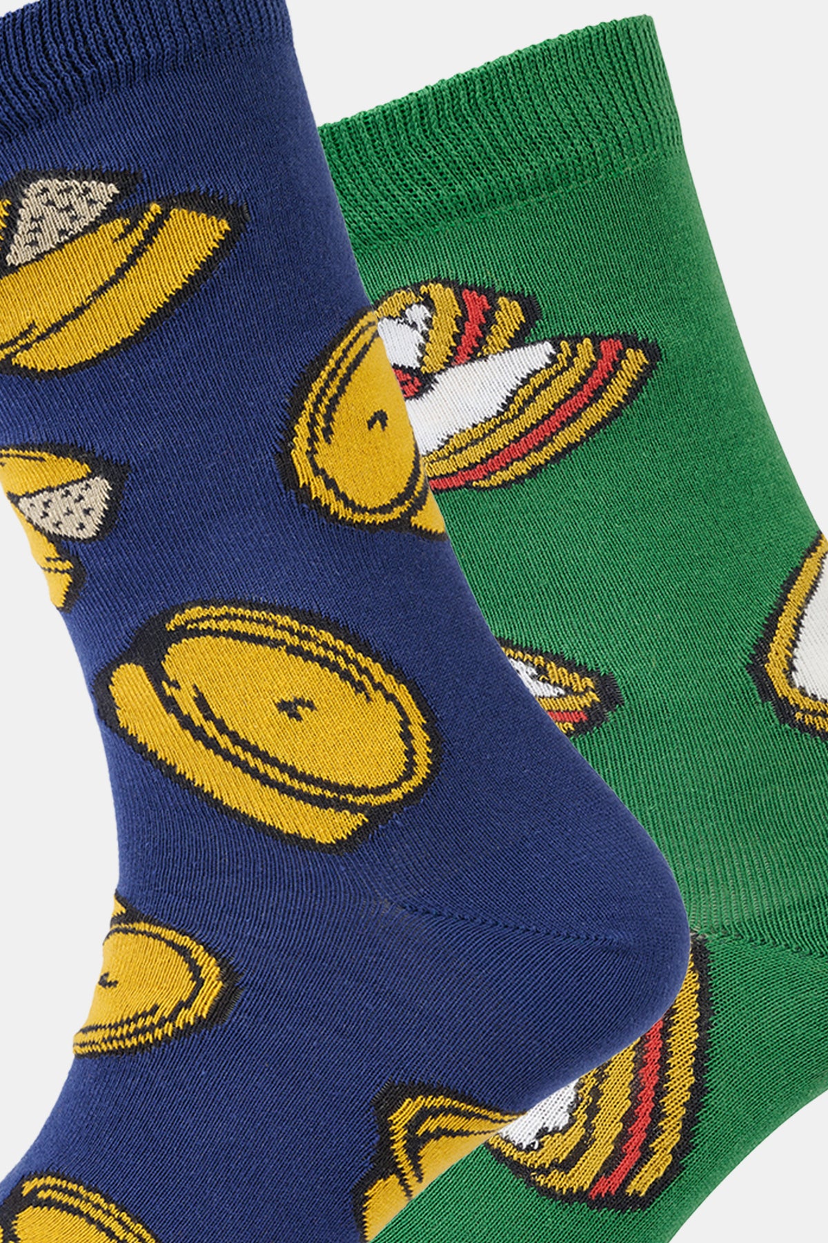 Graphic Cotton Sock 2 Pack - Scotch Pie/Empire Bis