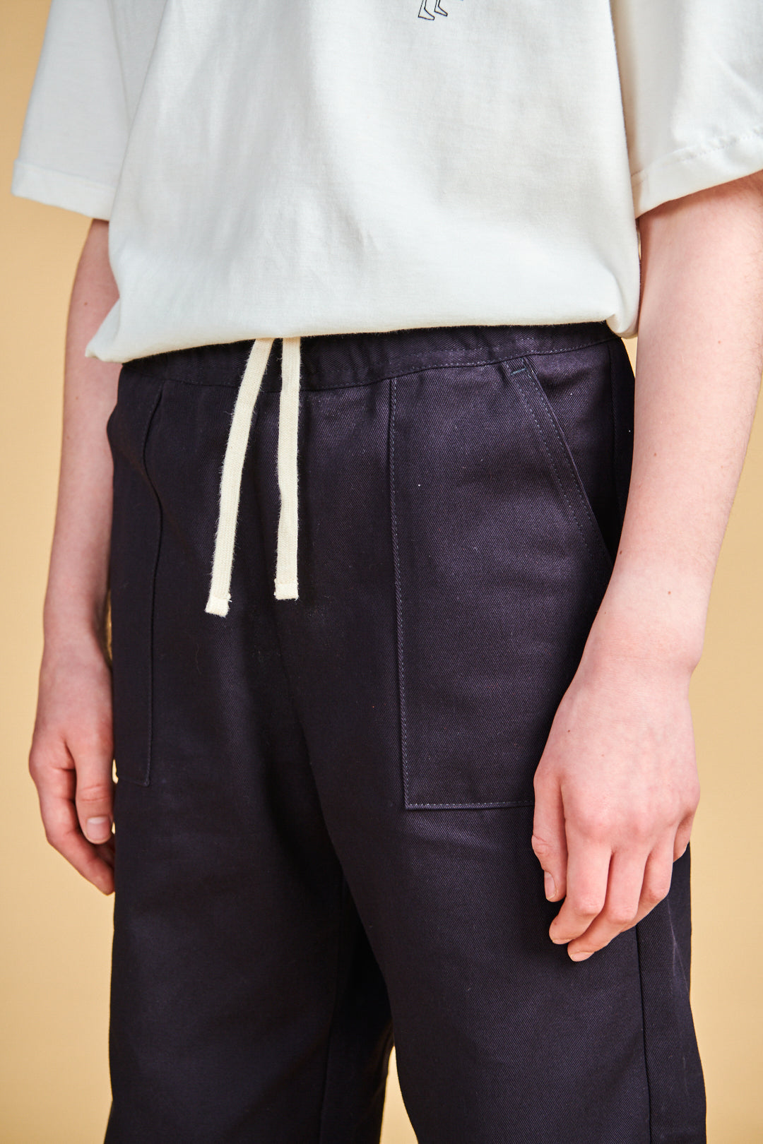 Kids Cam Relaxed Twill Trousers Plastic Free - Navy