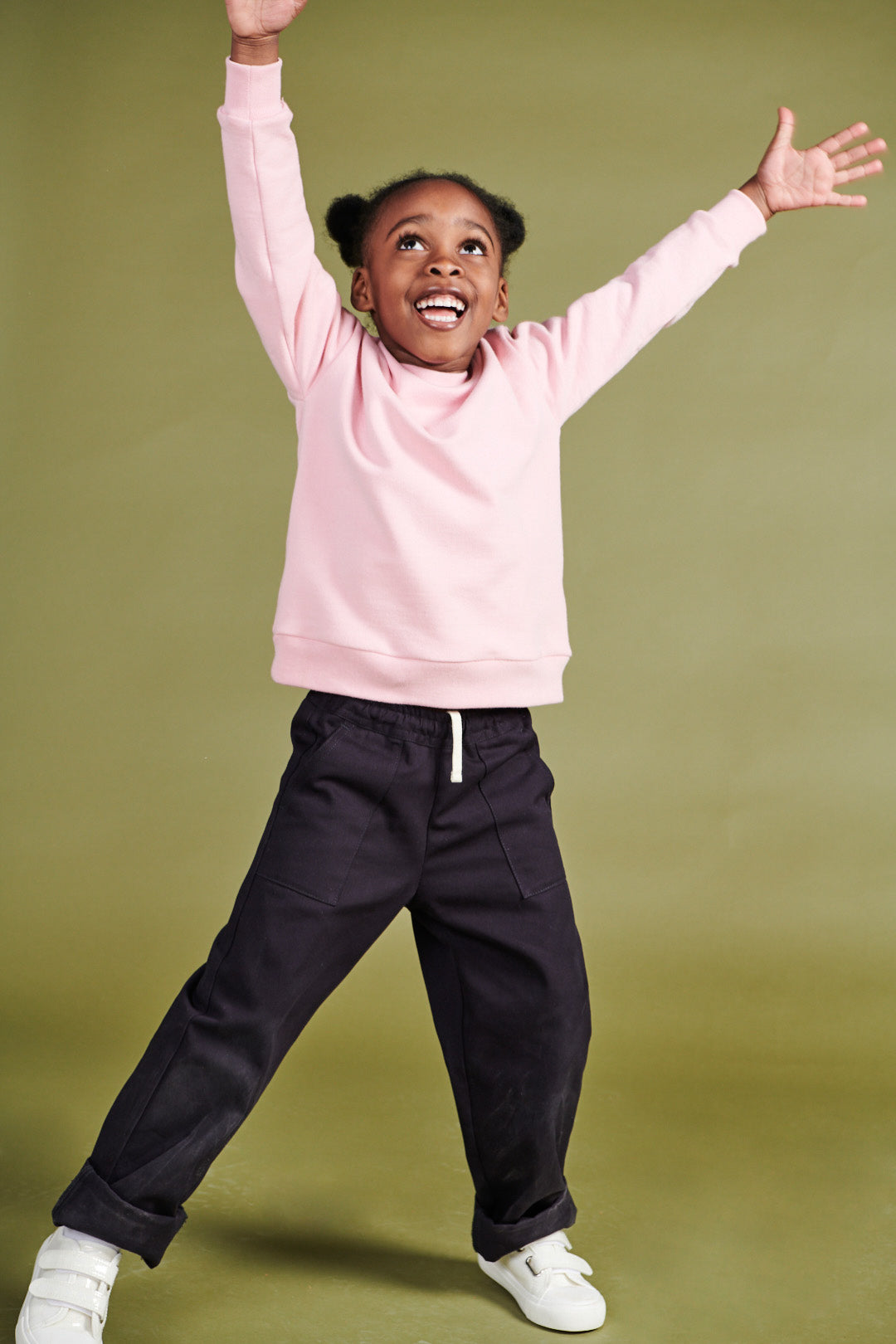 Kids Cam Relaxed Twill Trousers Plastic Free - Navy
