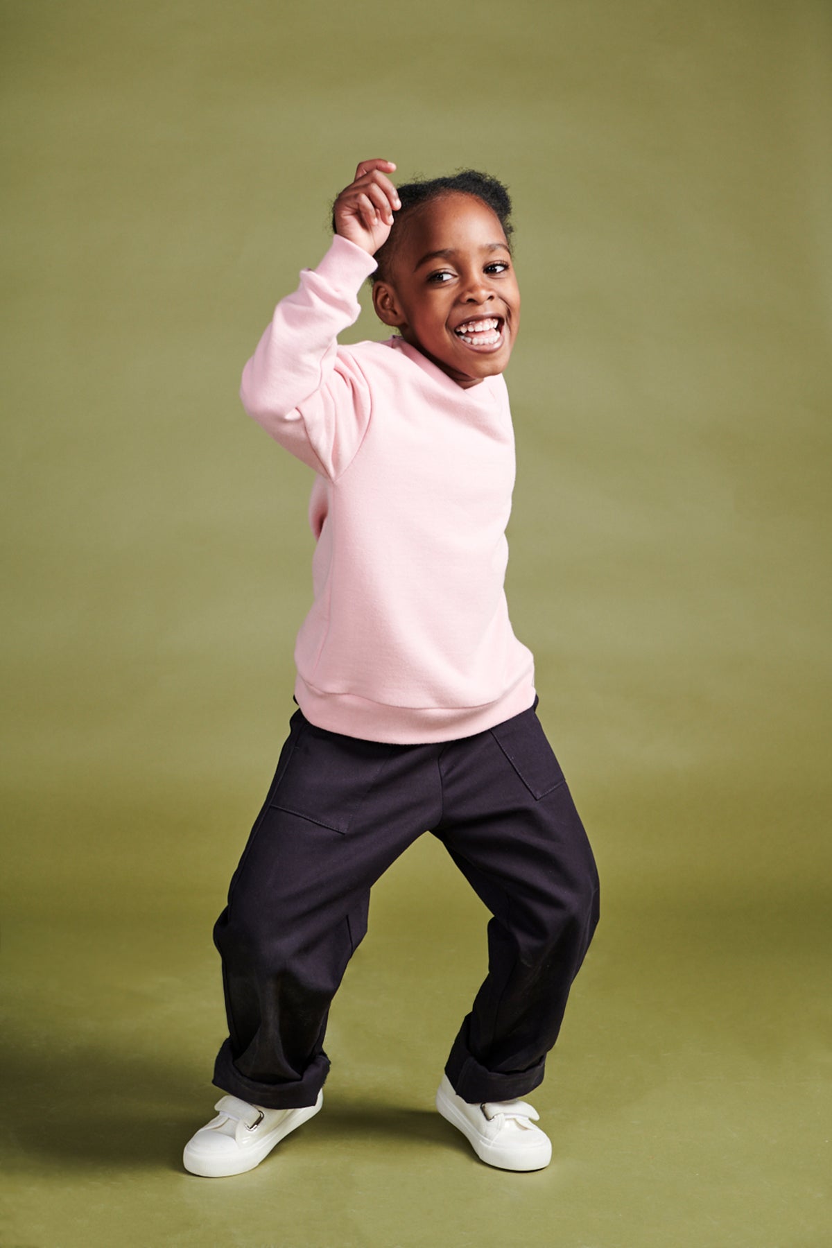 Kids Sweatshirt Plastic Free - Pink