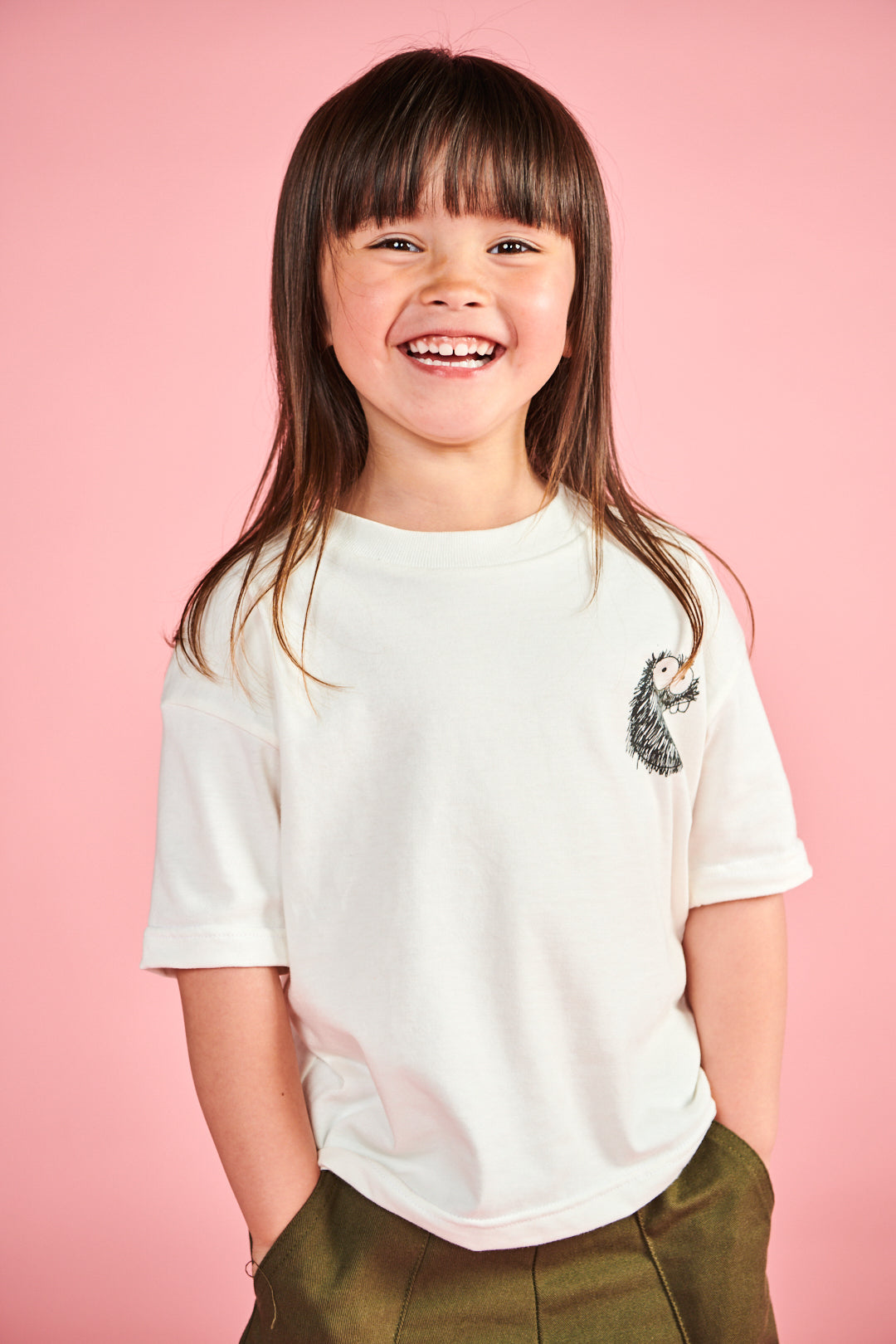 Kids Boffles T Shirt Plastic Free - Bone