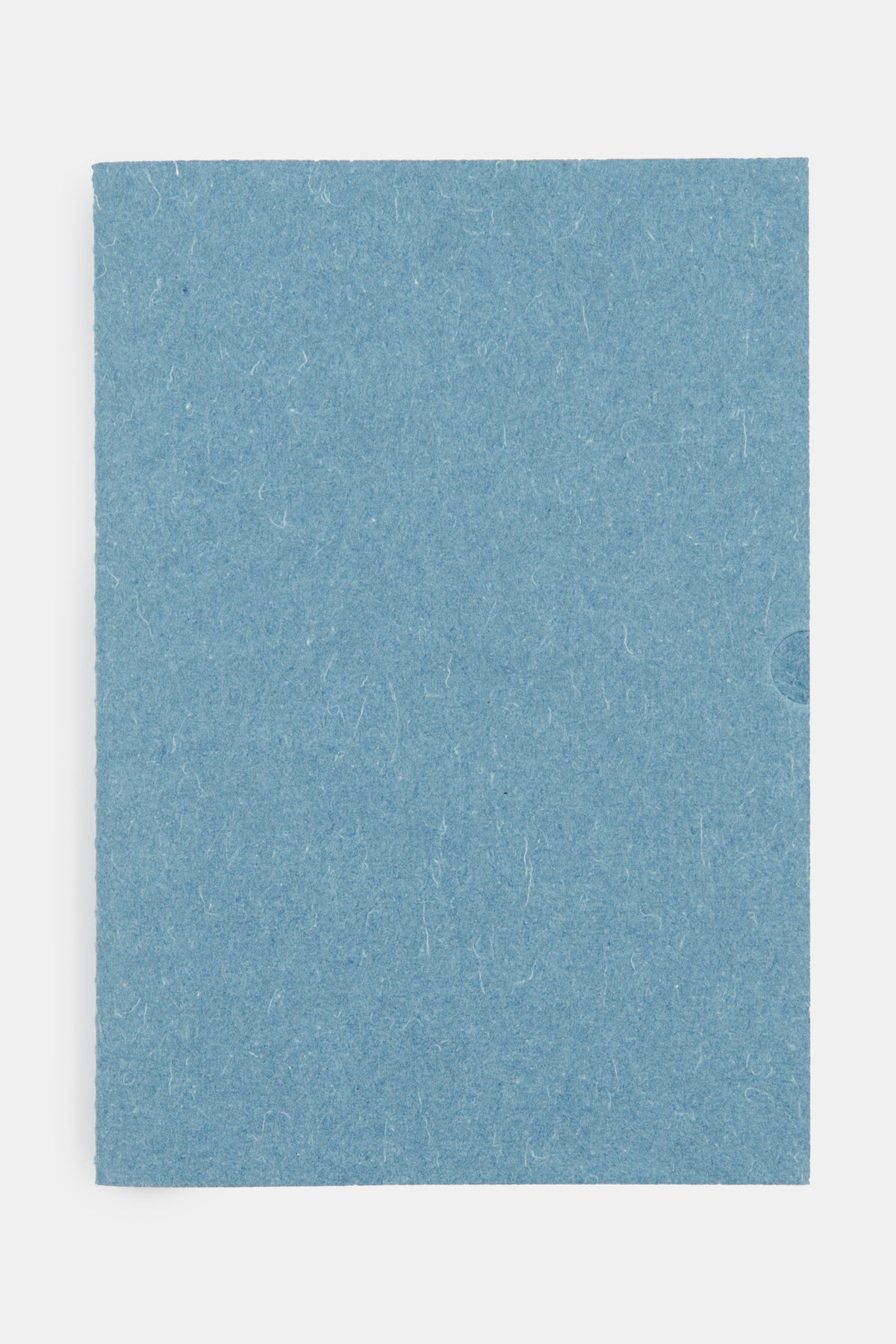 
            A5 recycled denim notebook in blue 