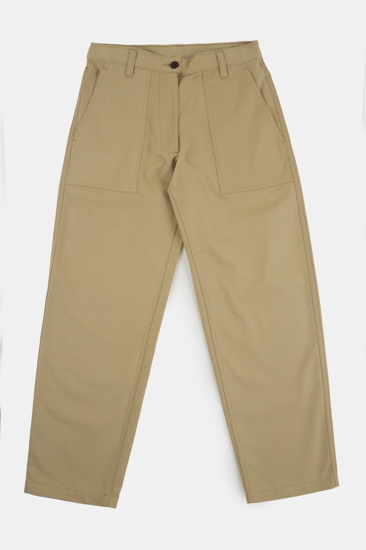 Flatlay of men's combat trouser in putty