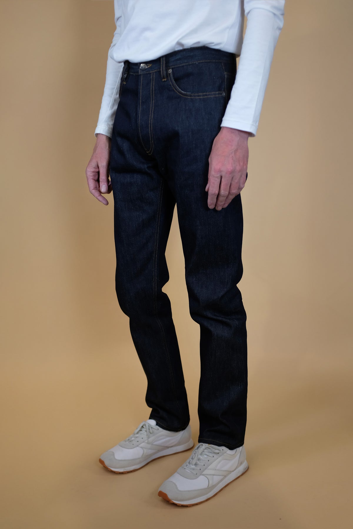 DARREN MENS SLIM LEG FLY FRONT JEAN INDIGO