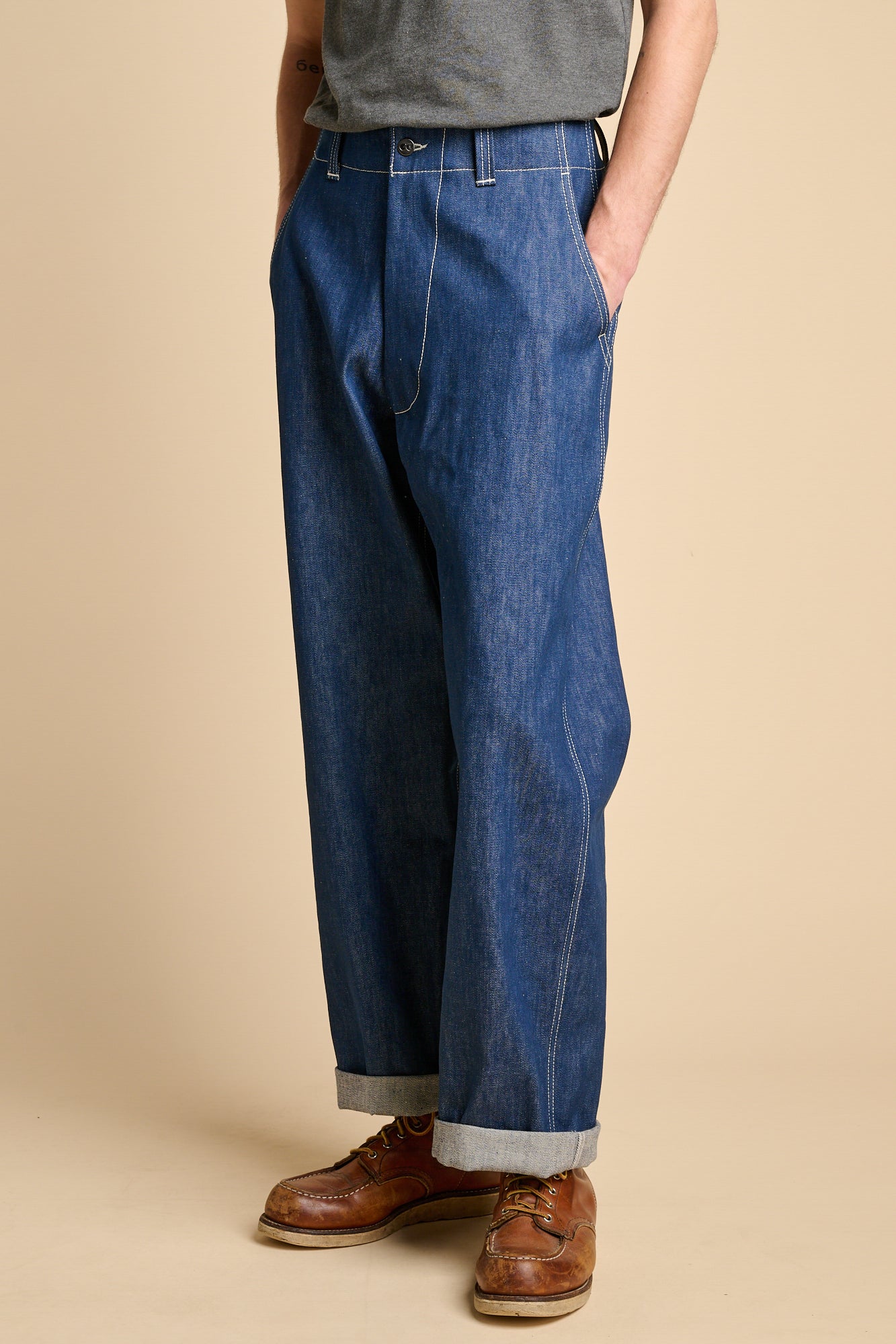 Mens Denim Field Jeans - Blue