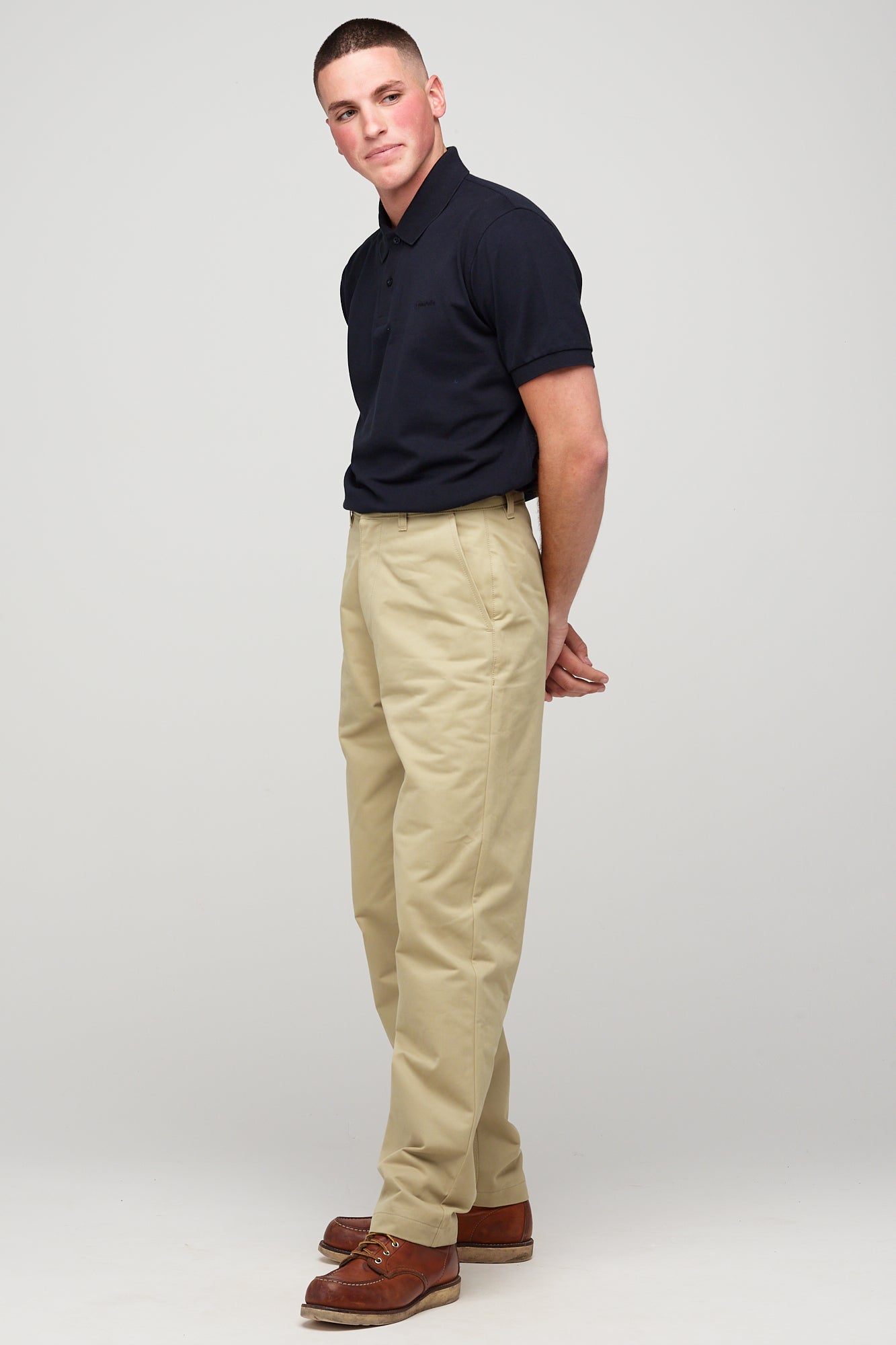 Men's Relaxed Heavyweight 100% Cotton Twill Chinos - Stone - Community  Clothing