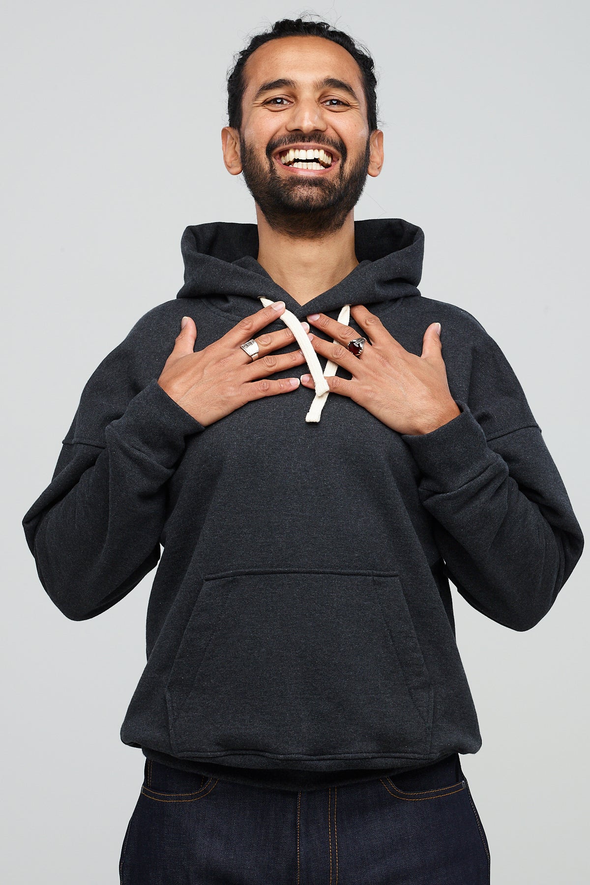 Men's Heritage Hooded Sweatshirt Original Fit - Charcoal